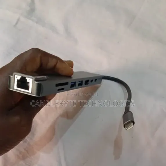 8-in-1 USB-C Multiport Hub Docking Station for Fast Connectivity