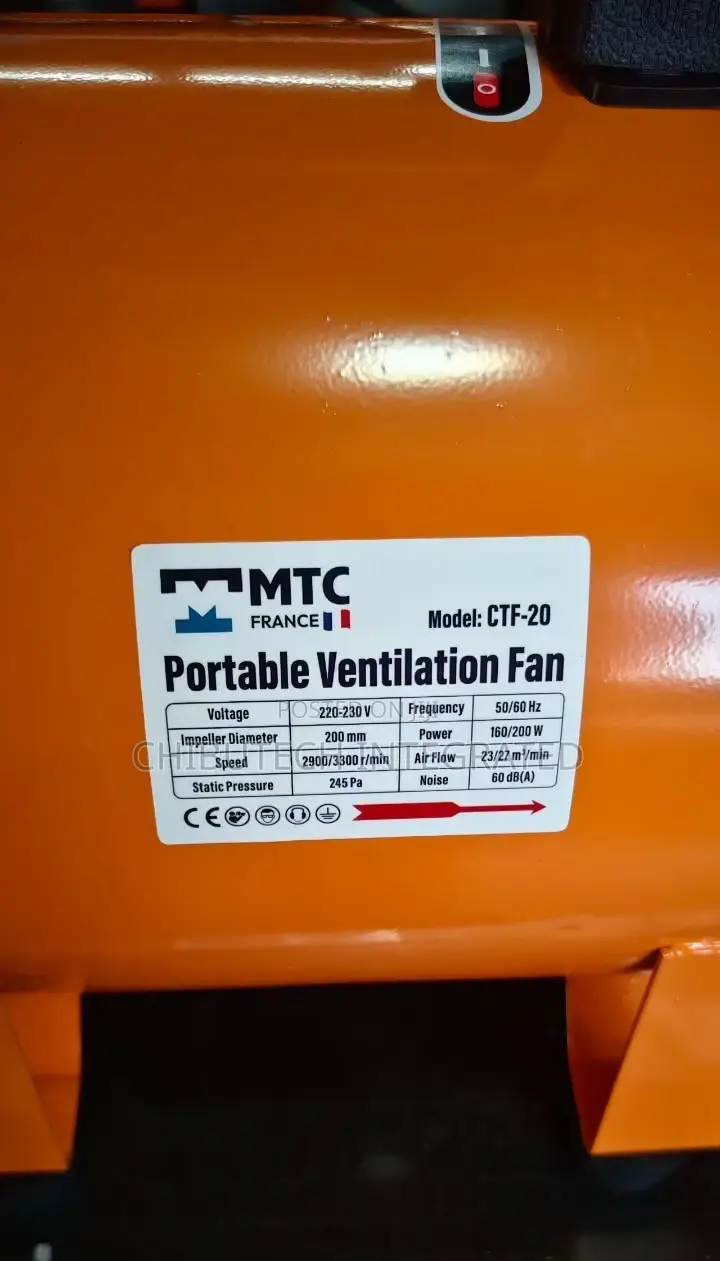 10” Alfa Air Mover Portable Ventilator Industrial Axial Blower Fan