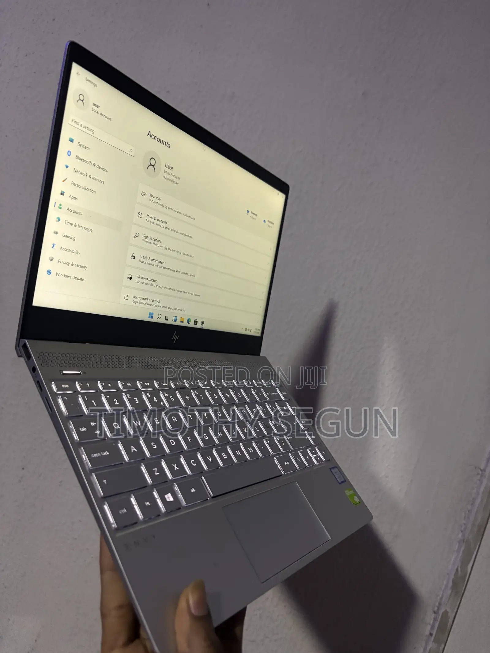 Laptop HP Envy 13 8GB Intel Core i7 SSD 350GB