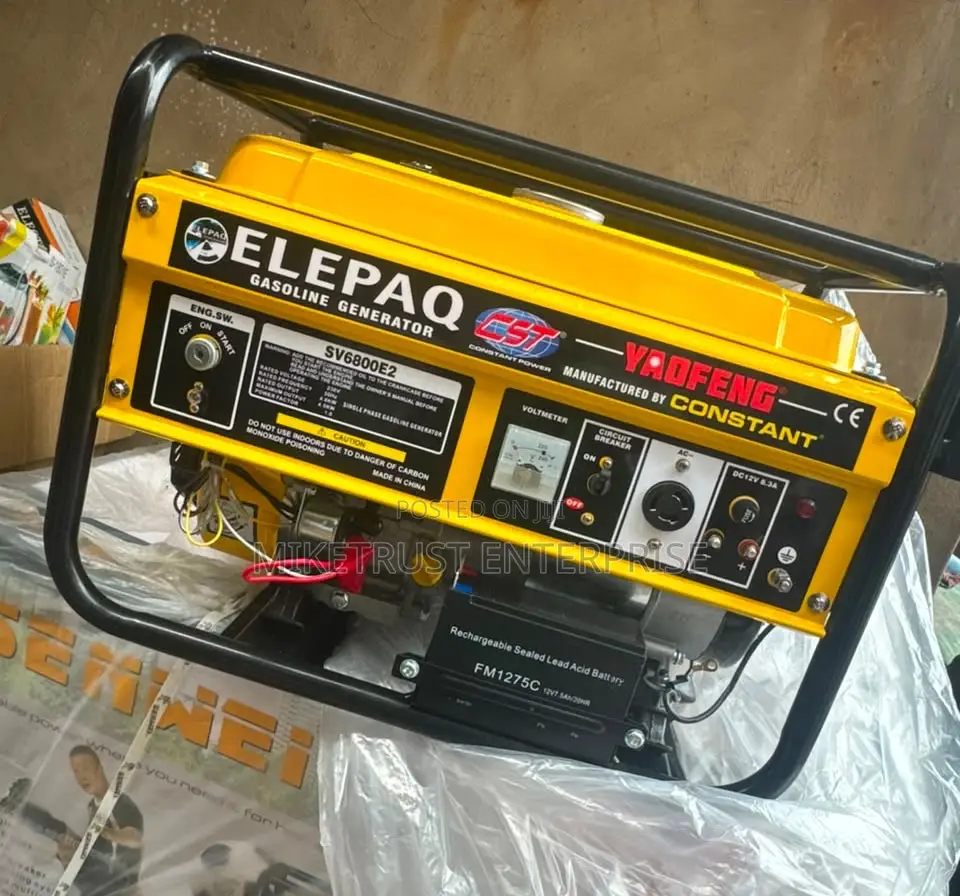 Elepaq Key Starter 4.5kva Petrol Generator