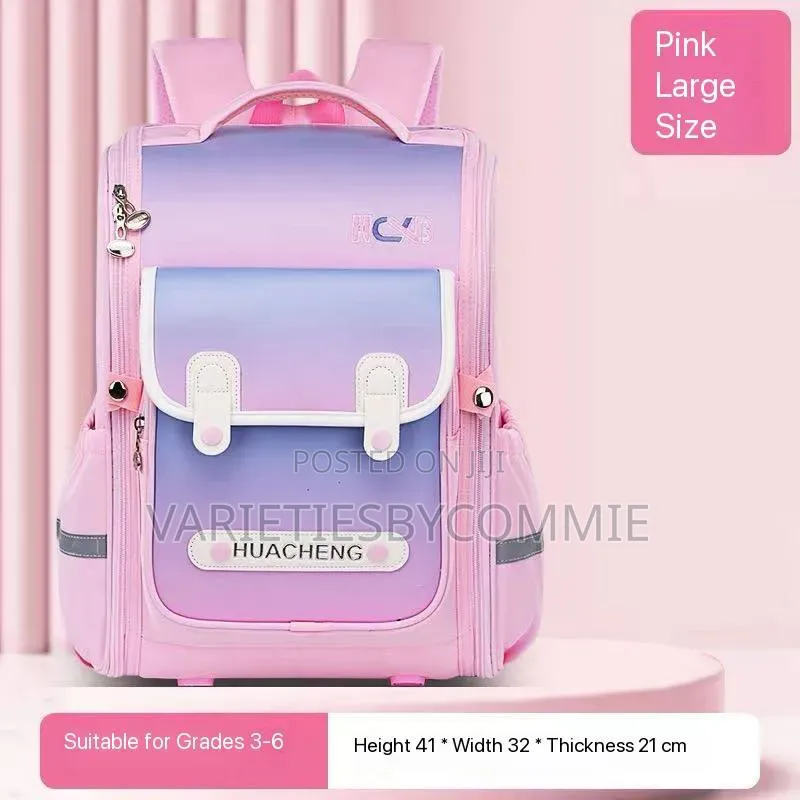 Hucheng Spine-Protection Unisex School Backpack (41 × 32 × 21 Cm)