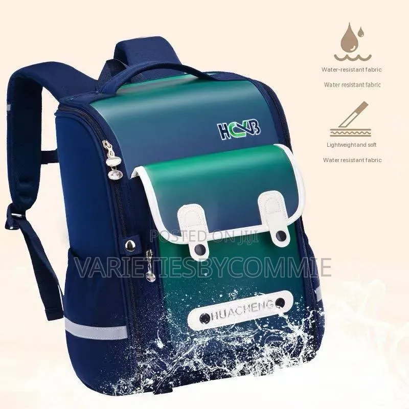 Hucheng Spine-Protection Unisex School Backpack (41 × 32 × 21 Cm)
