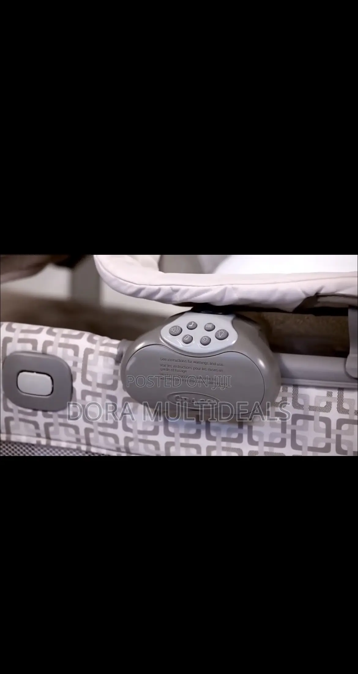 Imported Graco All in One Baby Cot With Bouncer, Music, Dresser, Net