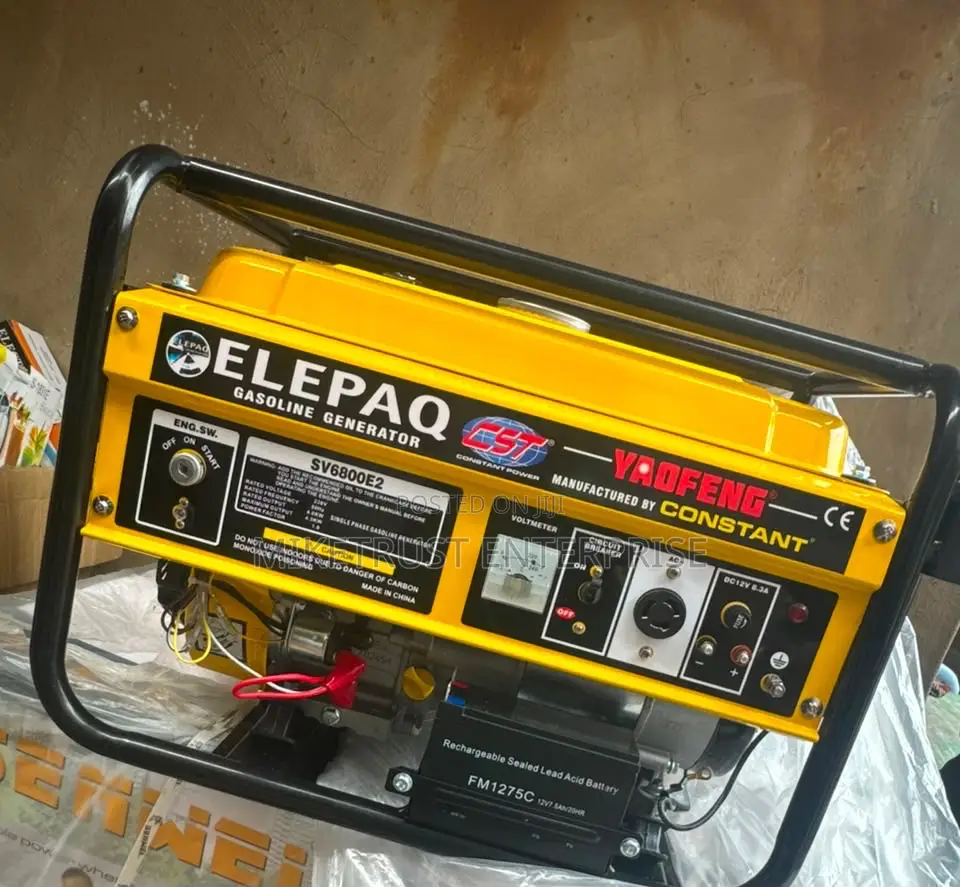 Elepaq Key Starter 4.5kva Generator 6800E2