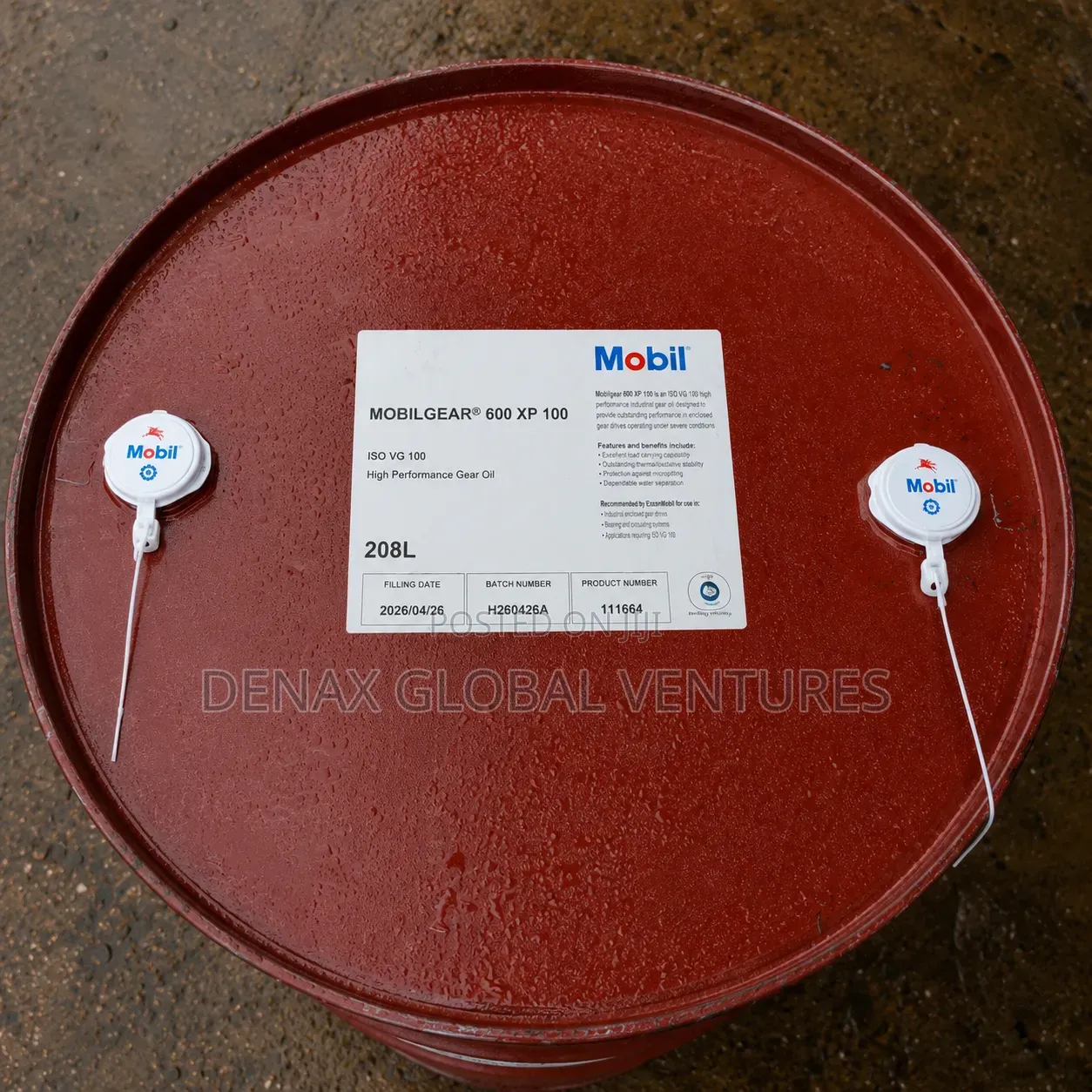 Mobil Mobilgear 600 XP 100 208L Drum