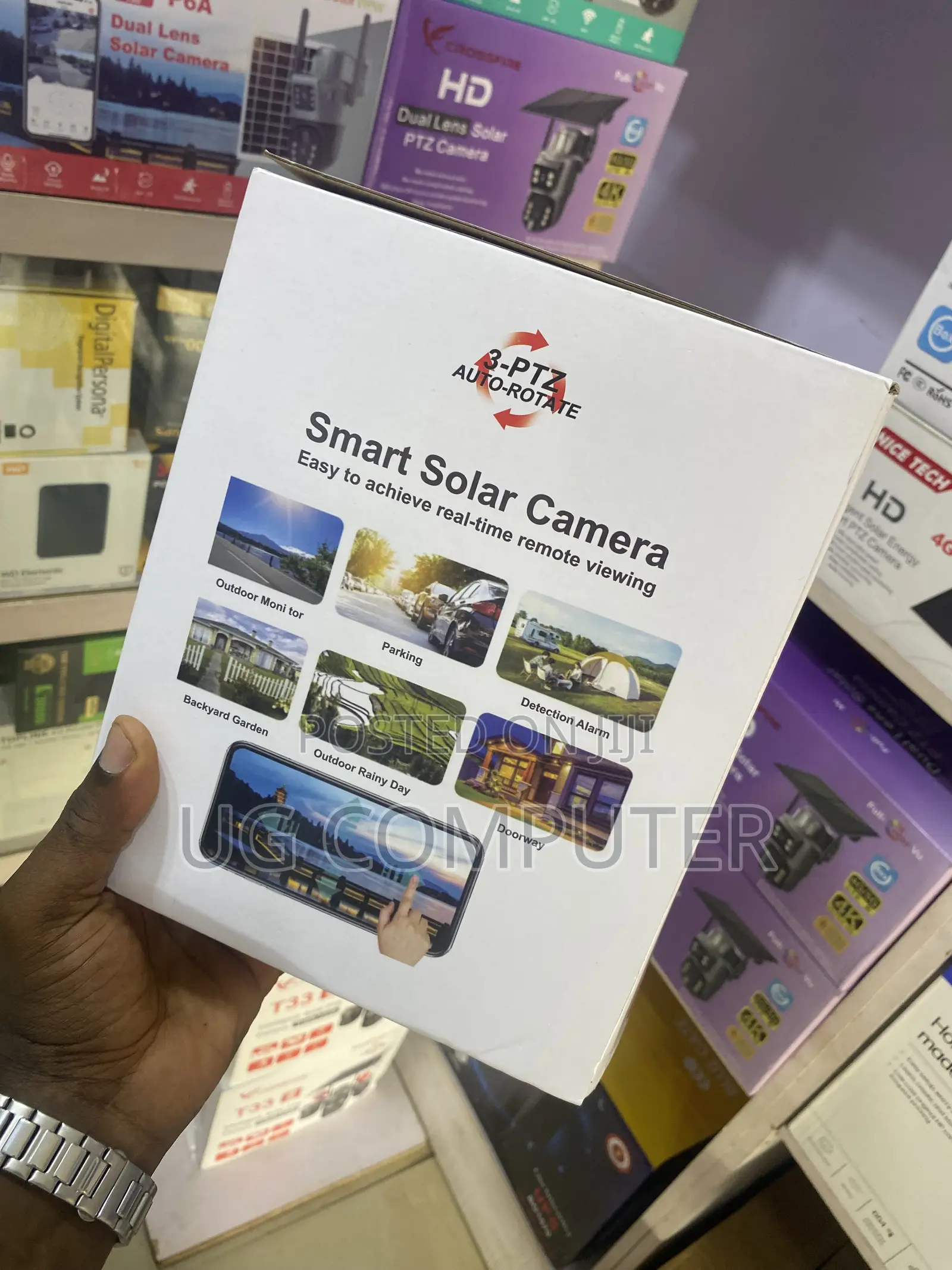 Crossfire T33 Intelligent Solar PTZ Camera With a Triple-Lens Setup