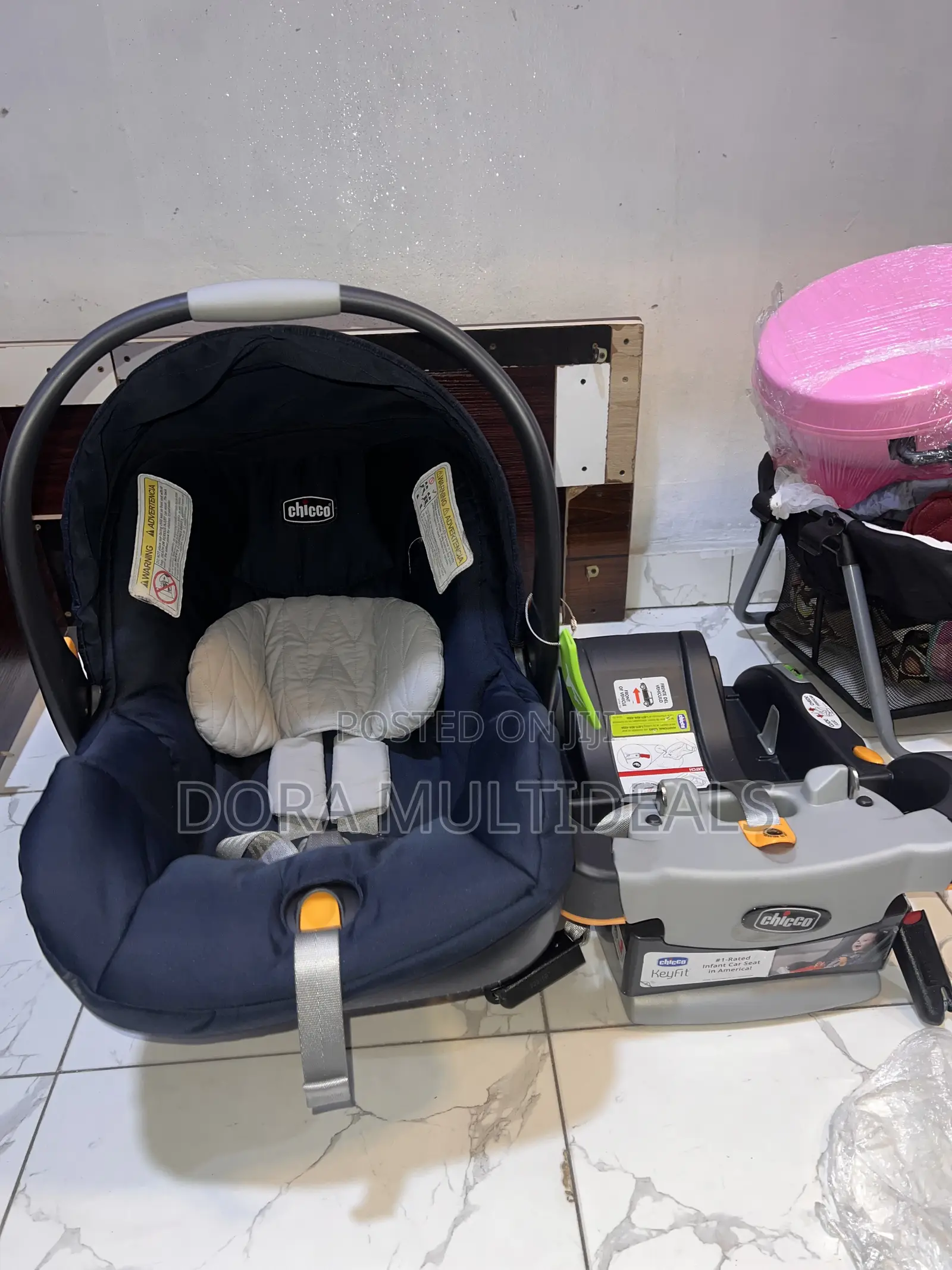 Chicco Infant Carrier Car Seat (0-2yrs) Imported and Well Padded