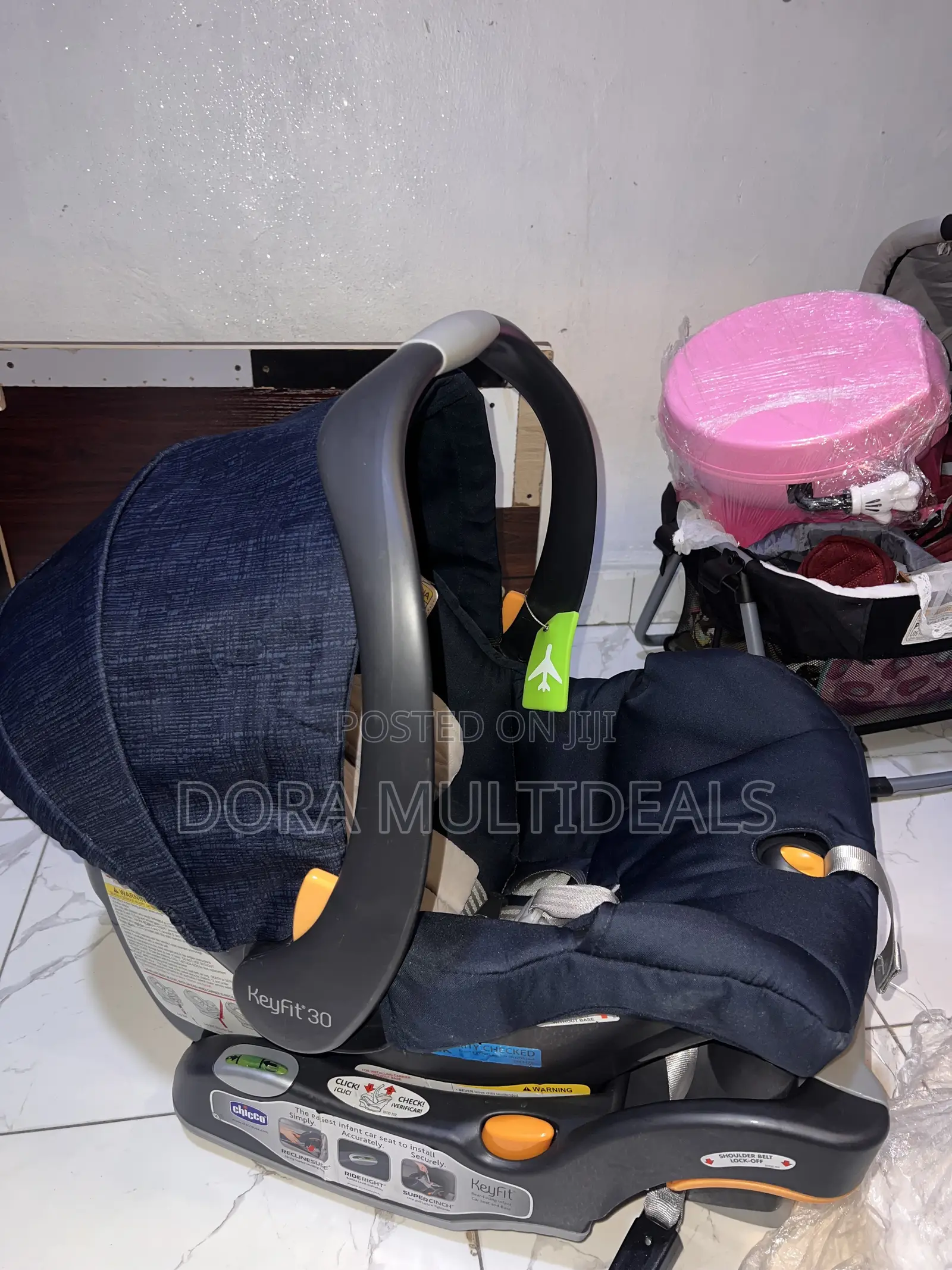 Chicco Infant Carrier Car Seat (0-2yrs) Imported and Well Padded