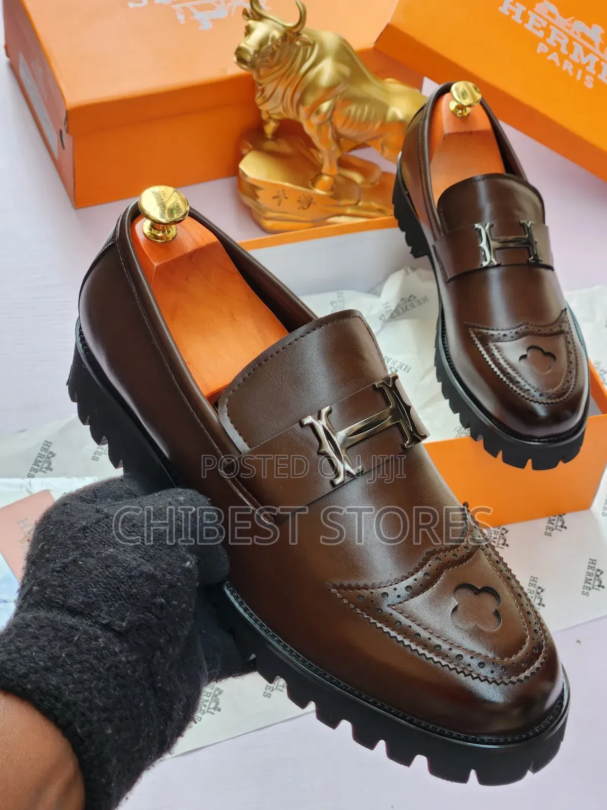 New Hermes Quality Mens Shoes