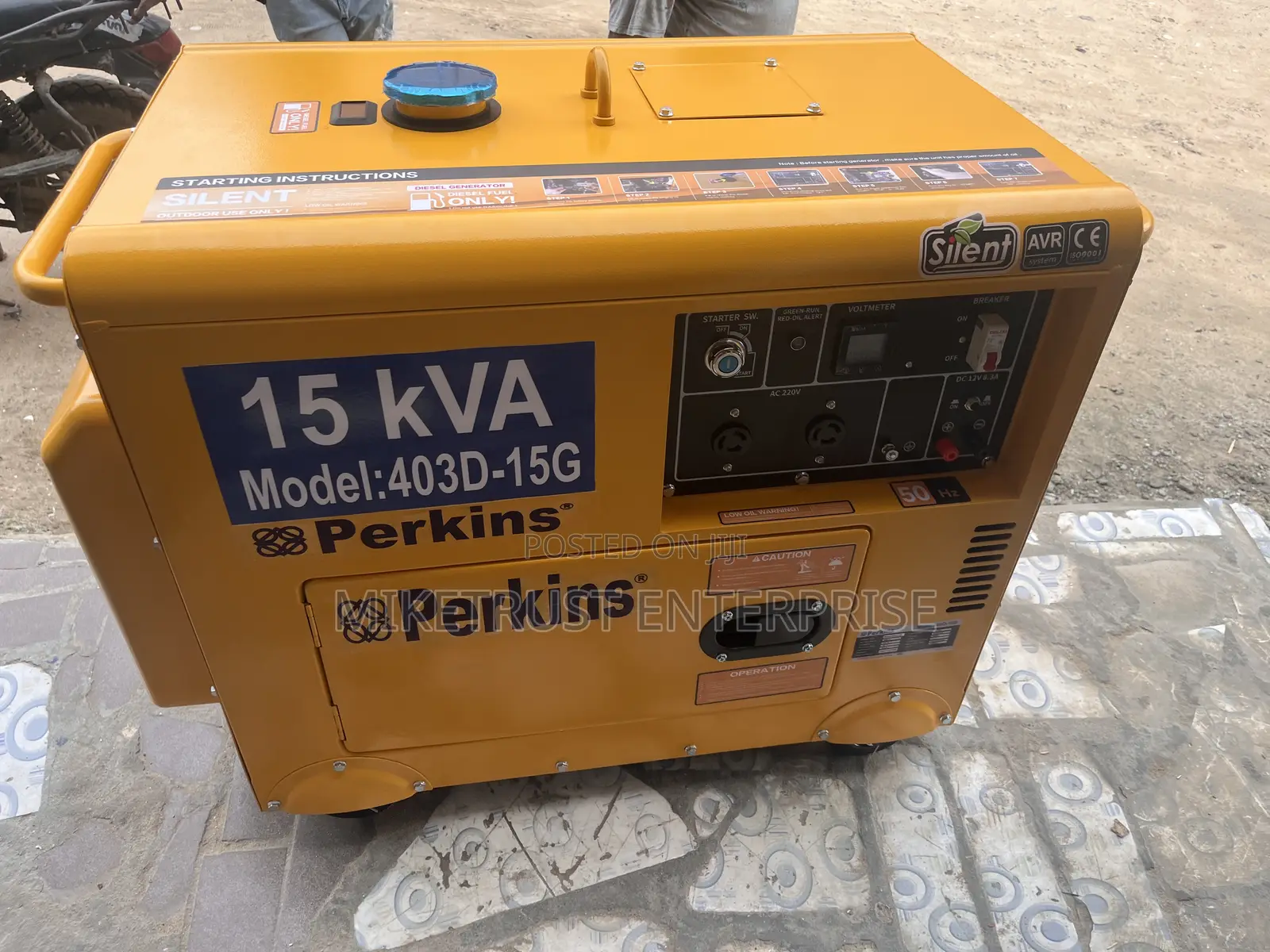 Perkins 15kva Diesel Generator.