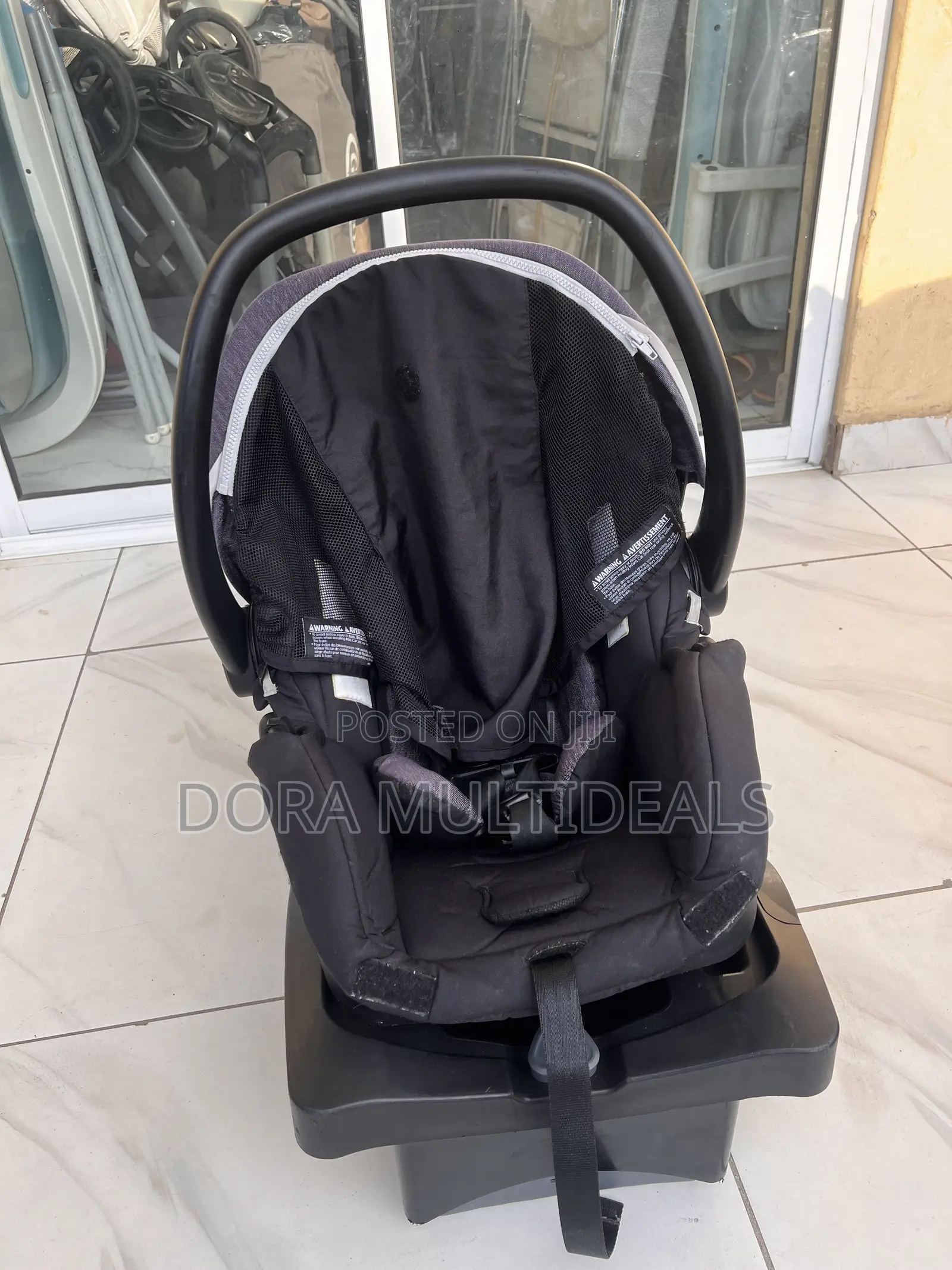 Evenflo Infant Car Seat With Base Protective Mesh Cover