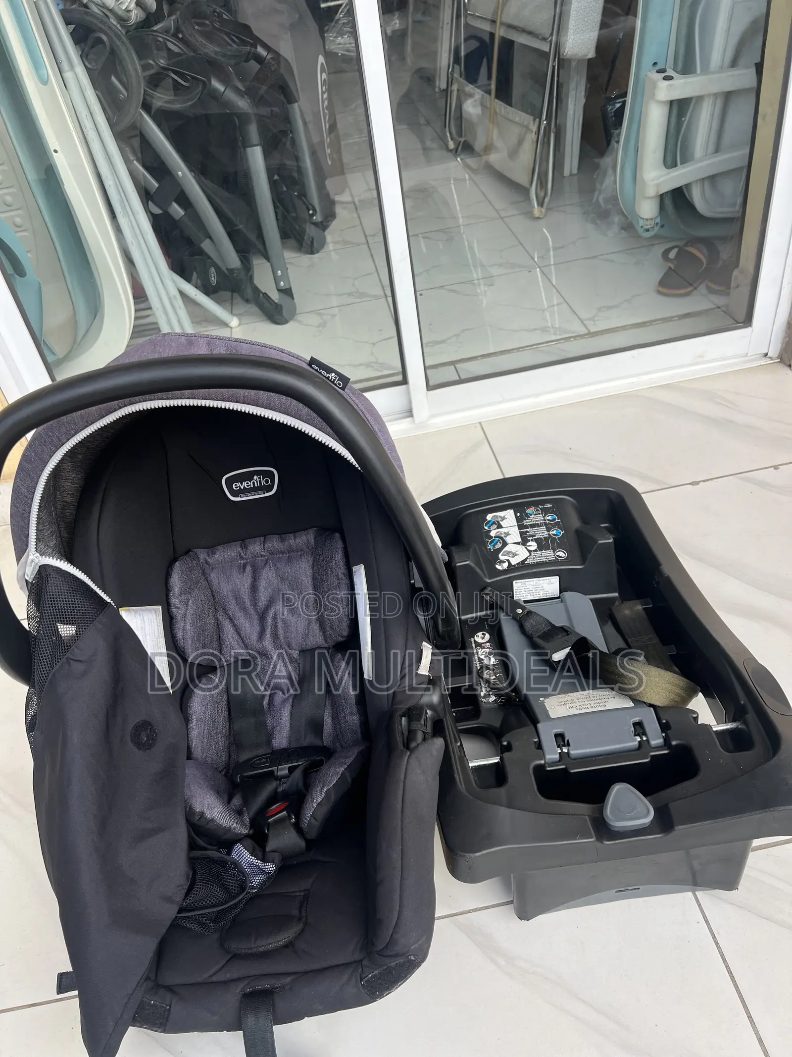 Evenflo Infant Car Seat With Base Protective Mesh Cover