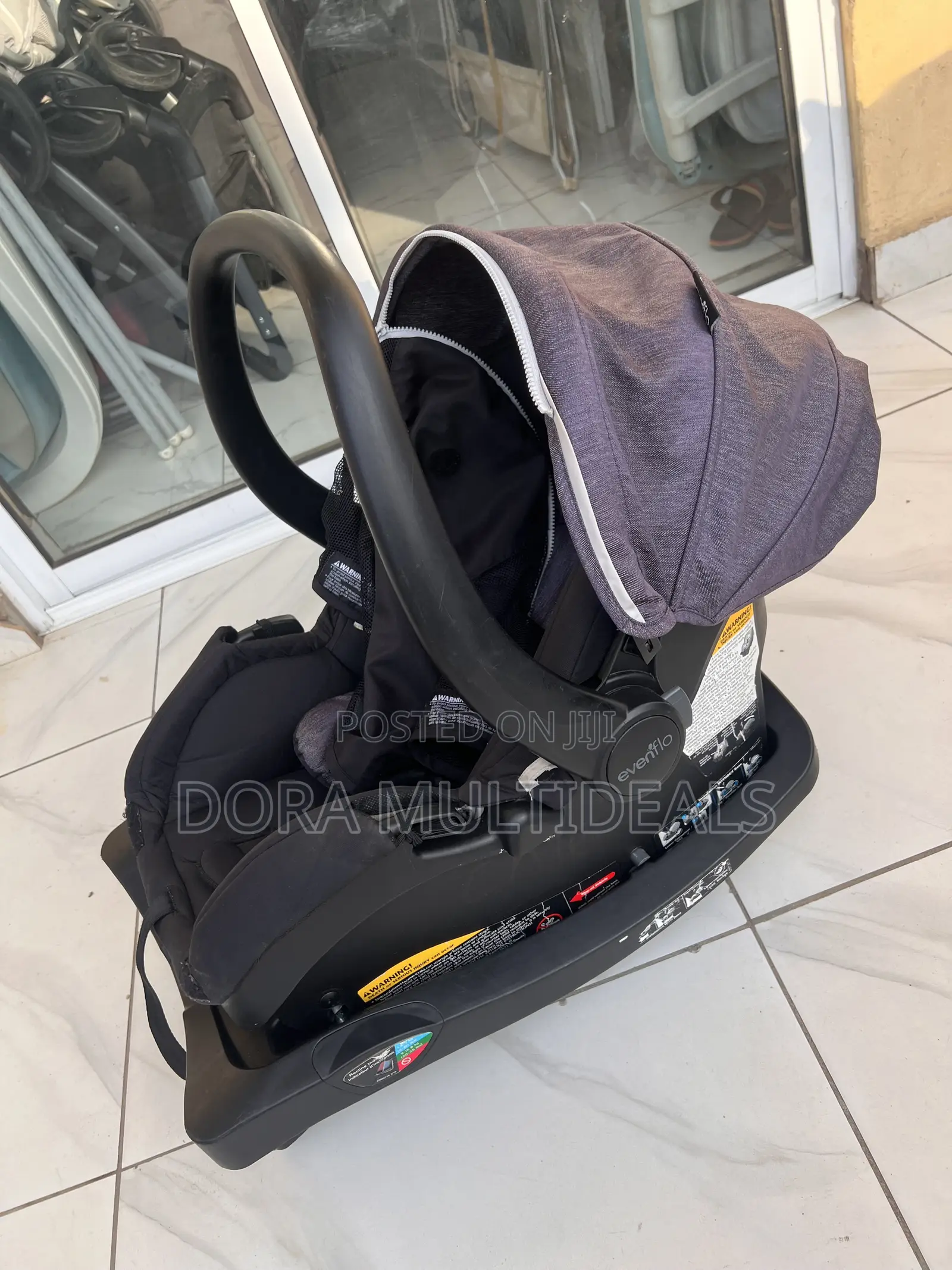 Evenflo Infant Car Seat With Base Protective Mesh Cover
