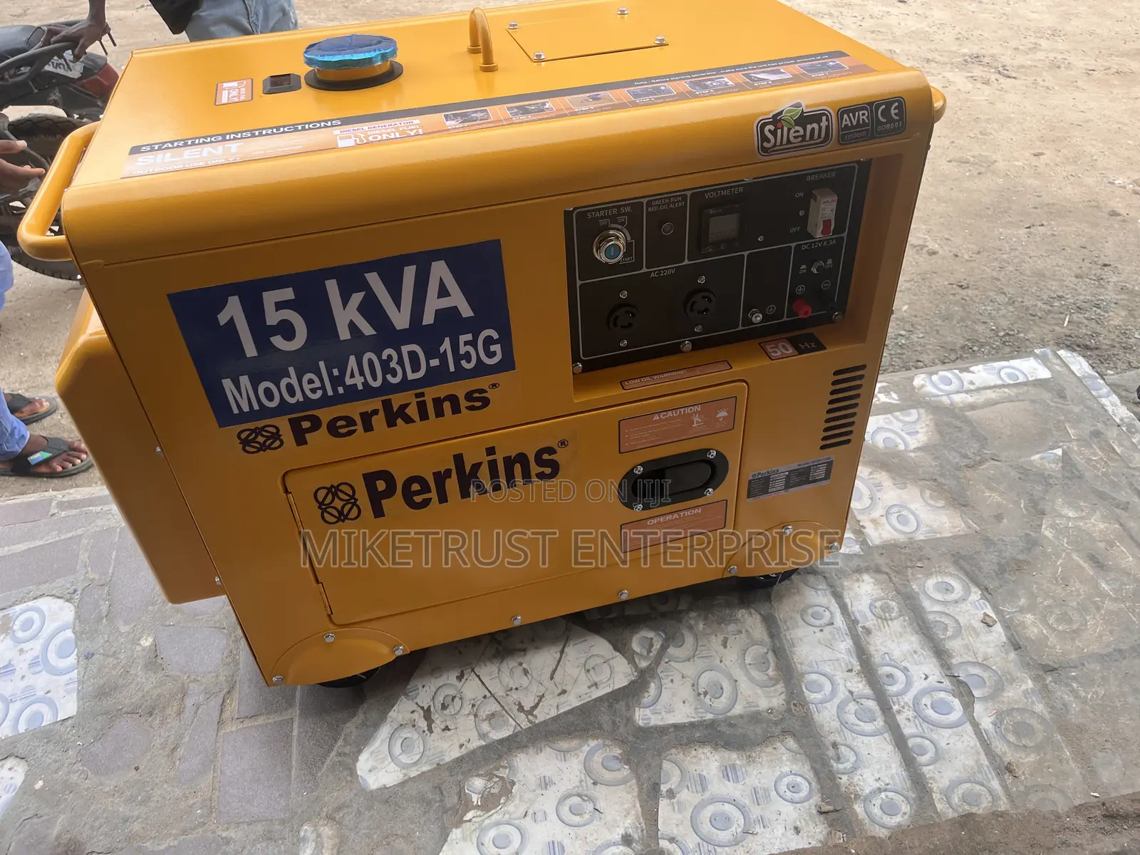 Perkins Diesel Soundproof Generator 15kva