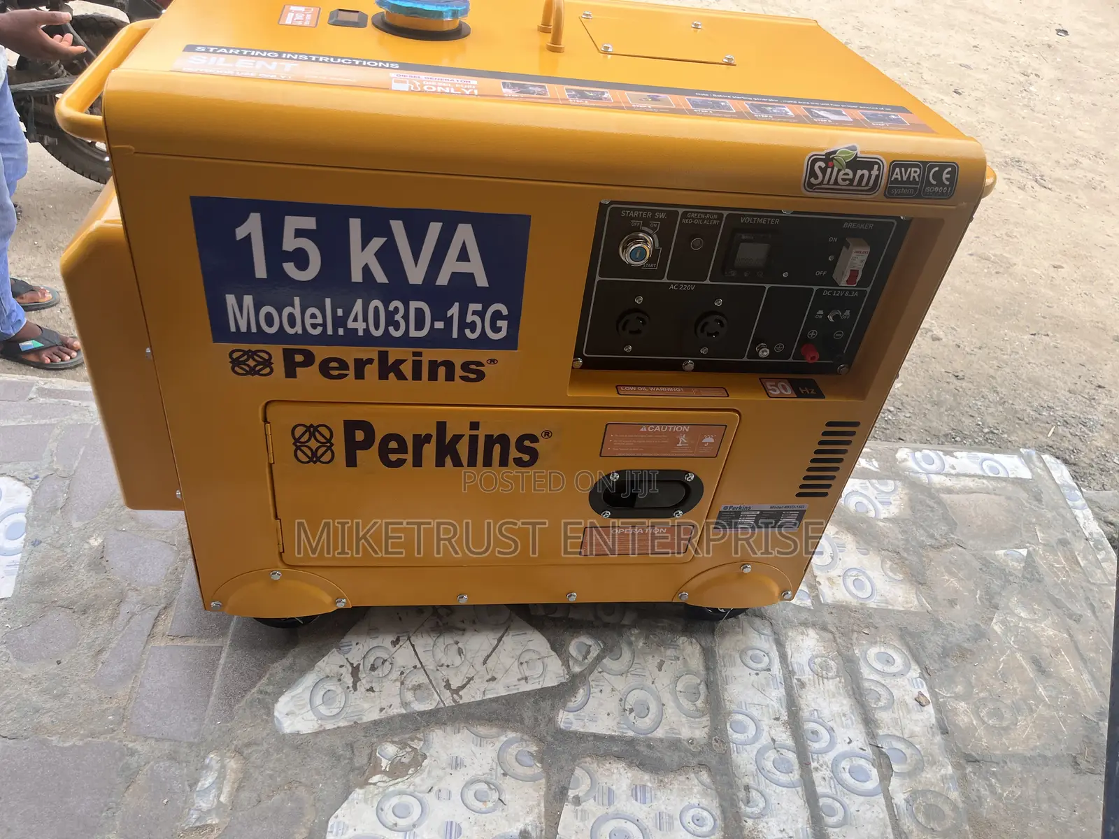 Perkins Diesel Soundproof Generator 15kva