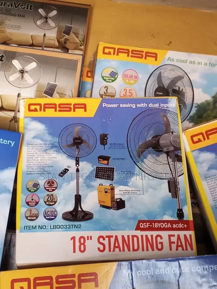 18 Inches AC Dc Solar Fan