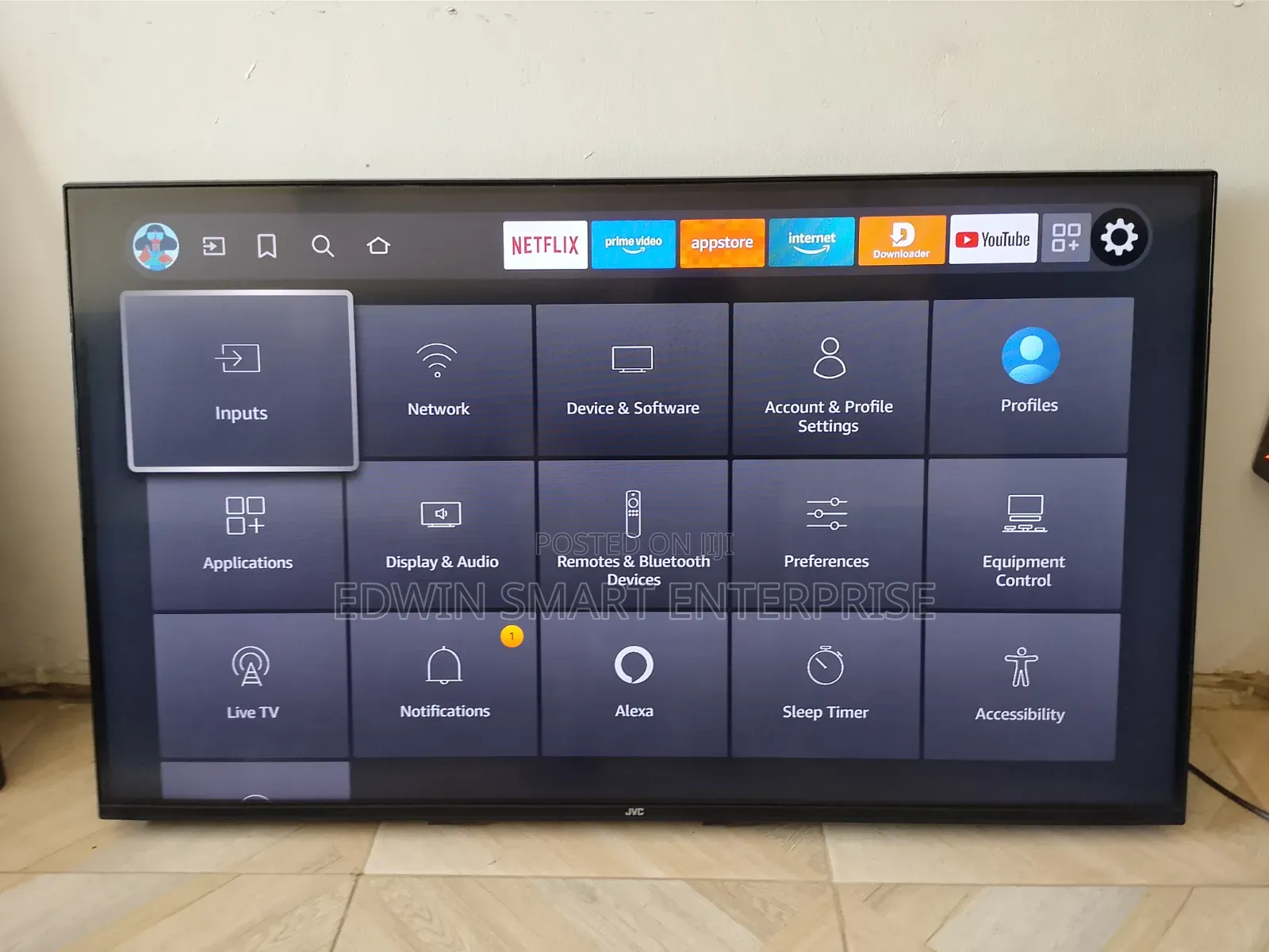 JVC Smart Fire Television 40 Inches