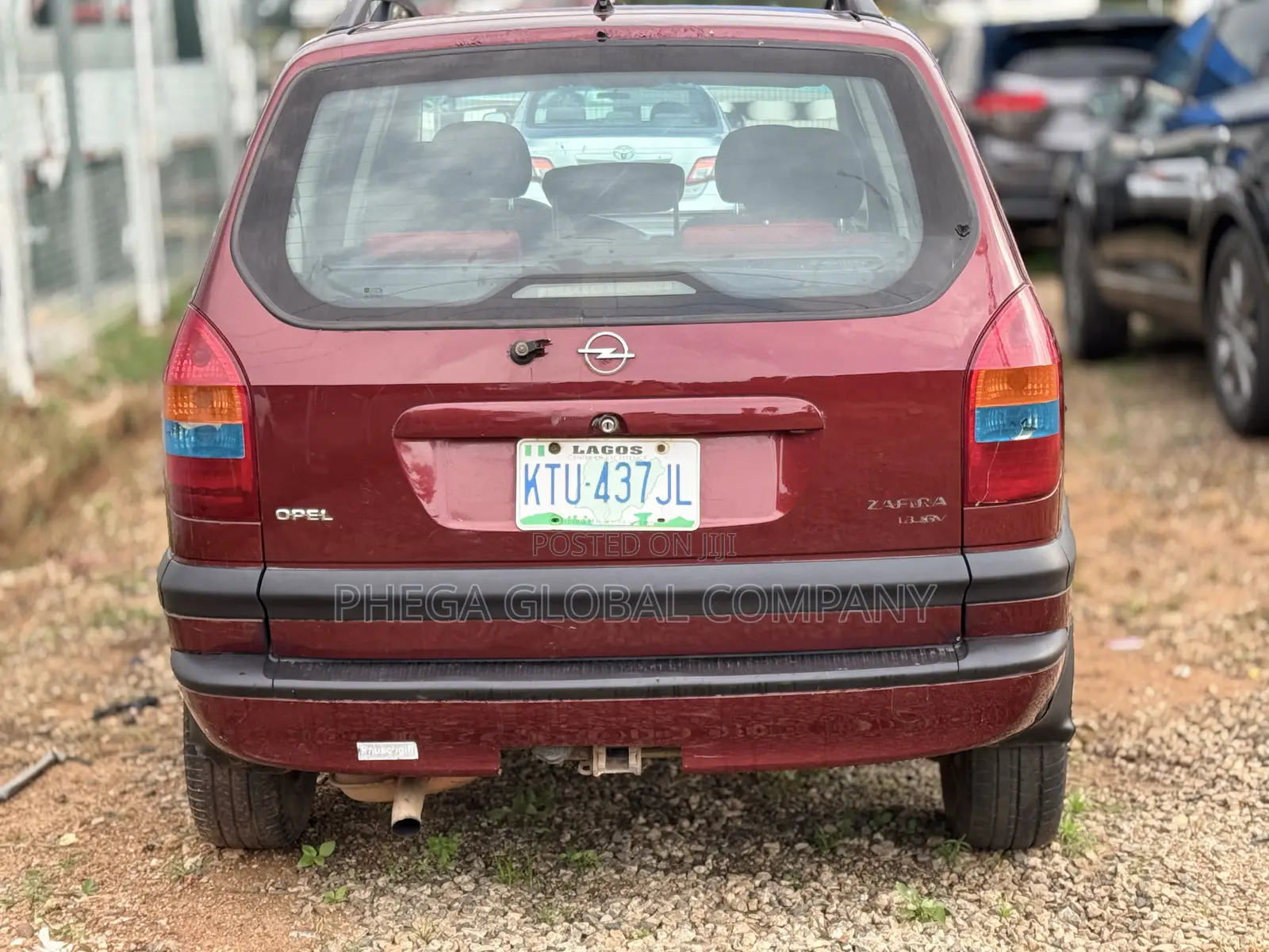 Opel Zafira 2005 Burgundy