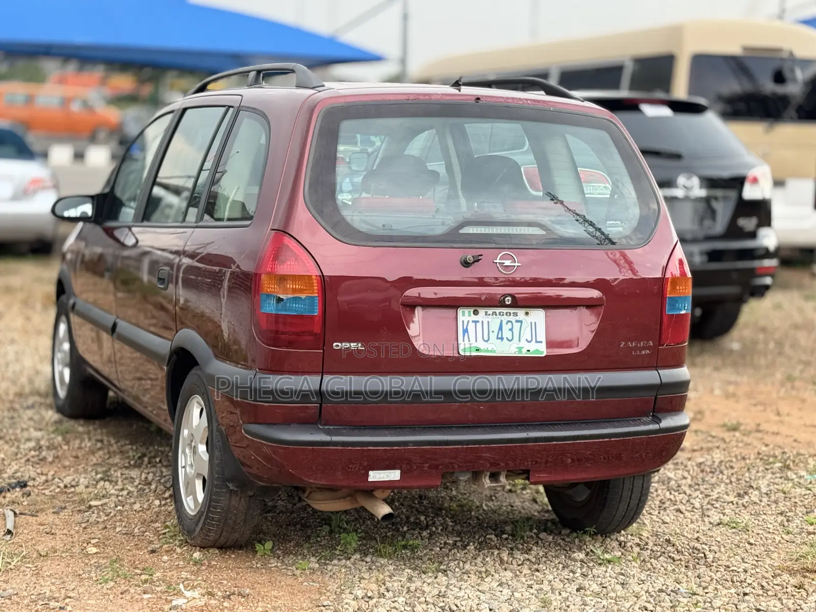 Opel Zafira 2005 Burgundy