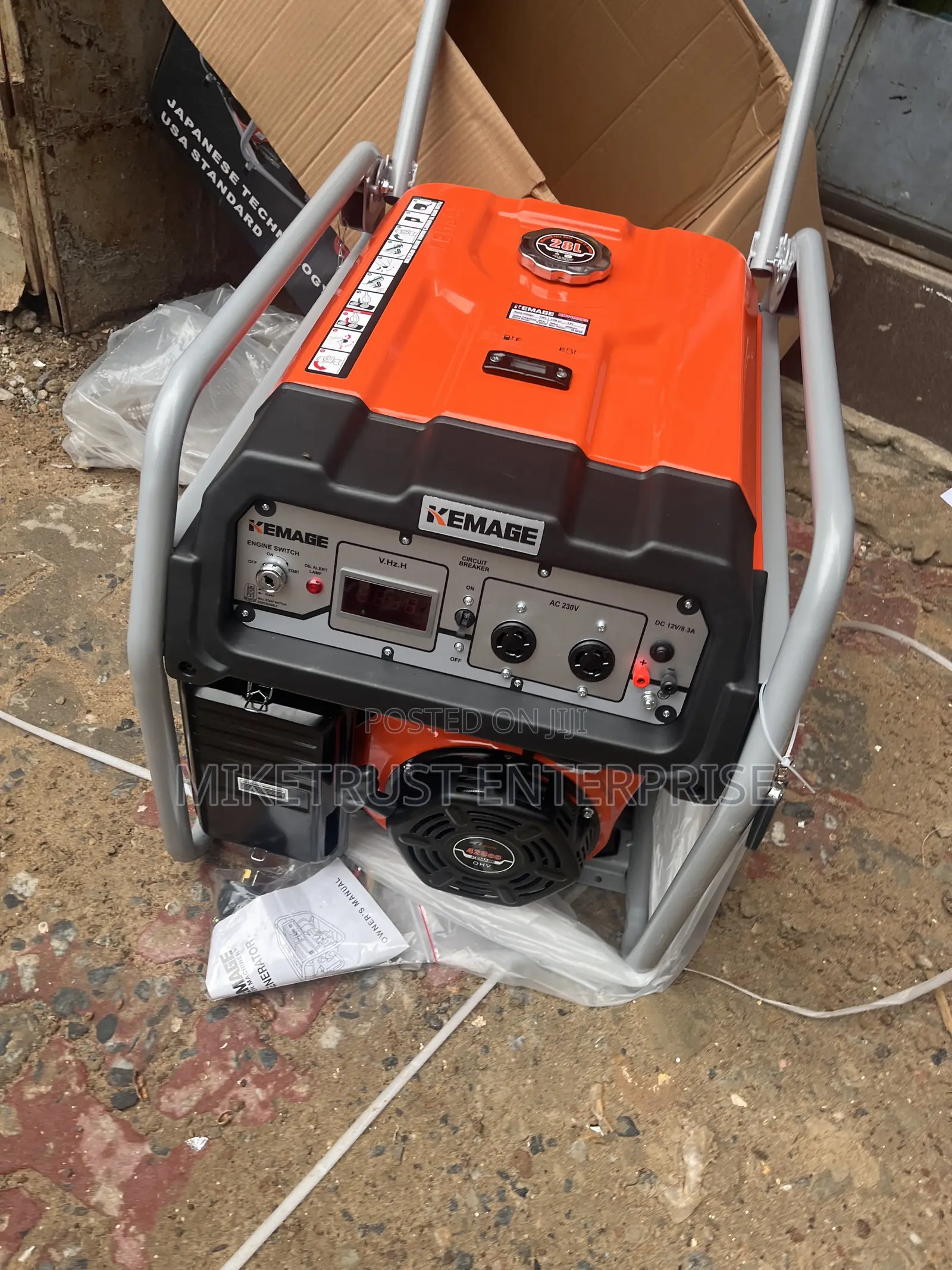 10kva Kemage Powerful Generator. Key and Remote Control. Pure Copper