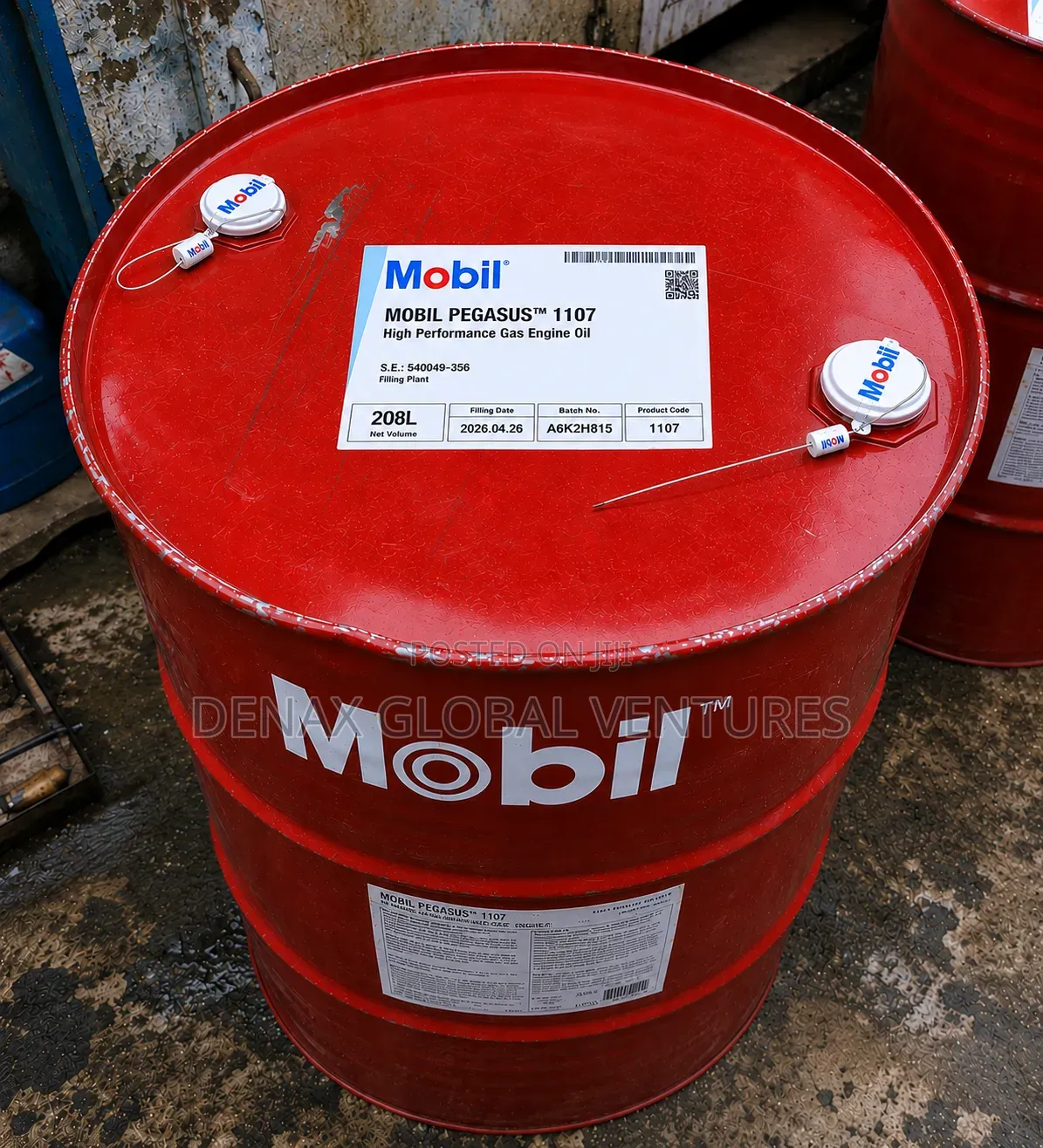 Mobil Pegasus 1107 High Performance Gas Engine Oil 208L