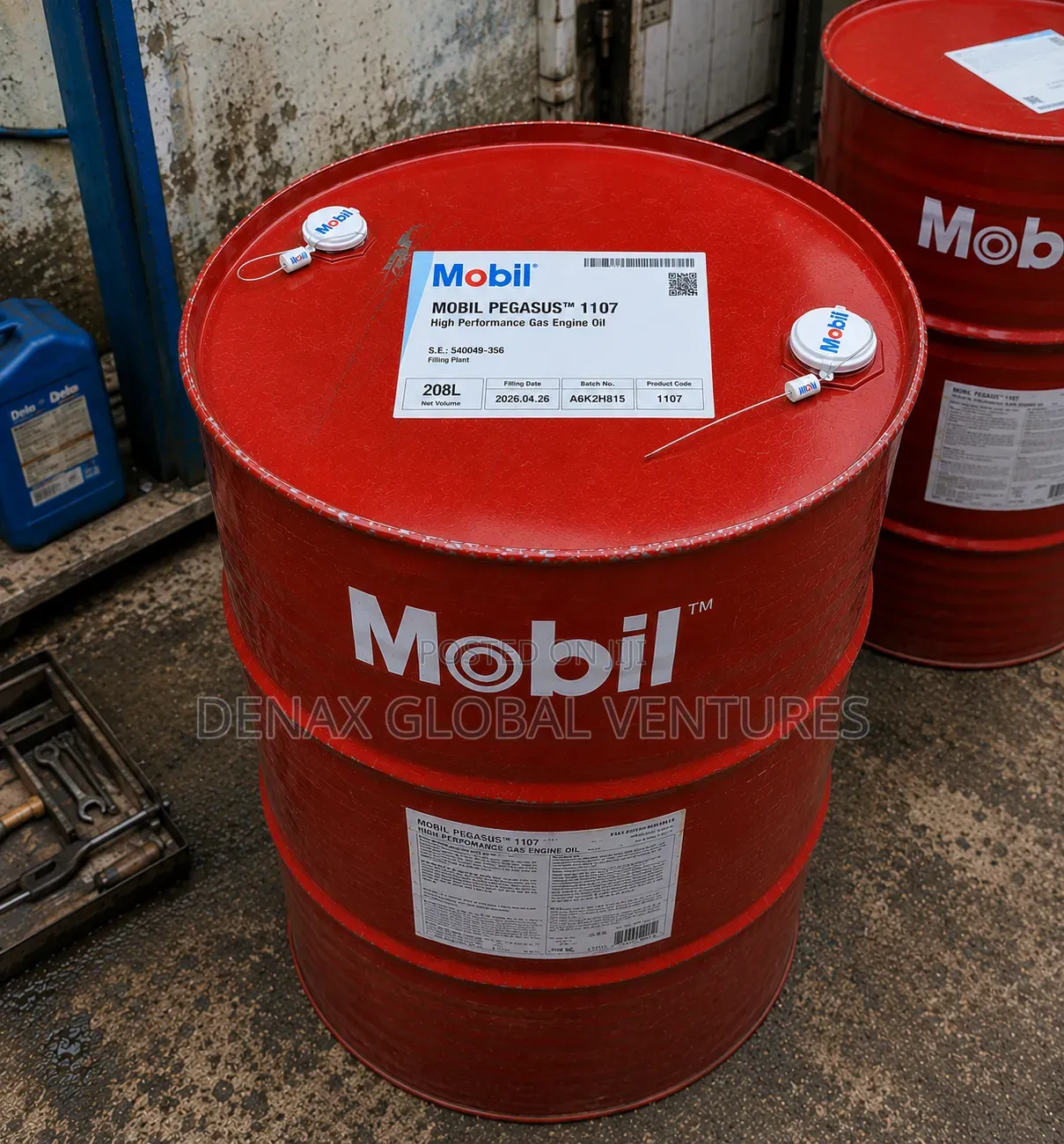 Mobil Pegasus 1107 High Performance Gas Engine Oil 208L