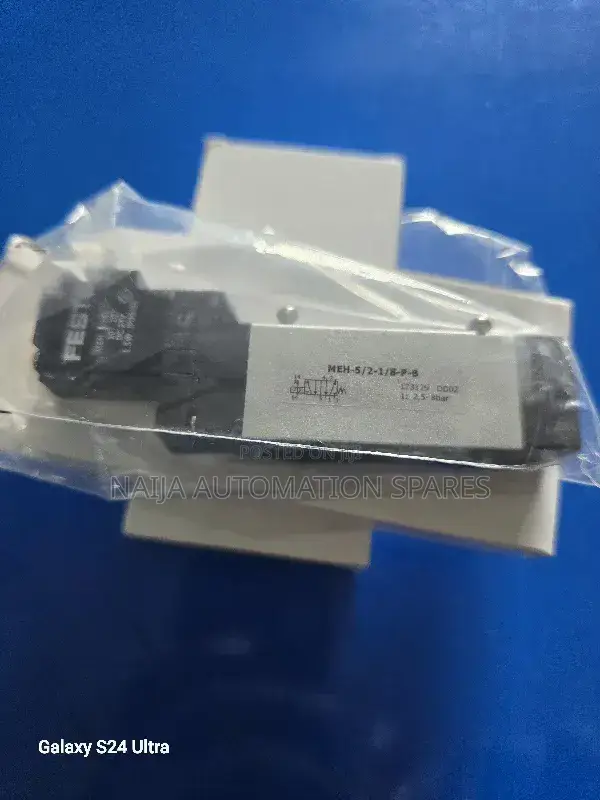Festo Solenoid Valve With 24Vdc Coil | MEH-5/2-1/8-P-B | 173129
