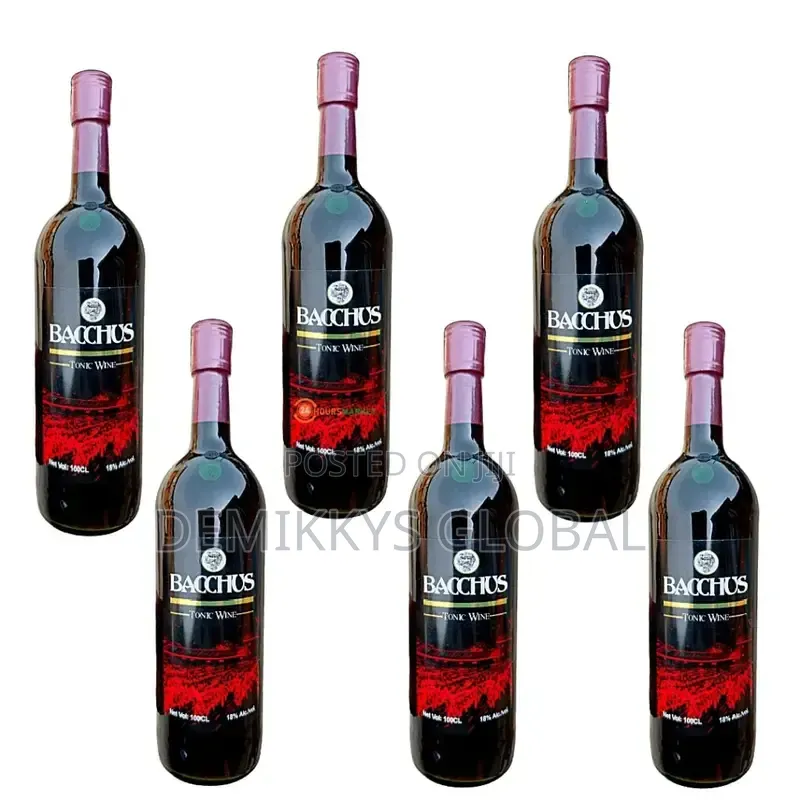 Bacchus Tonic Red Wine 1l- 6 Bottles