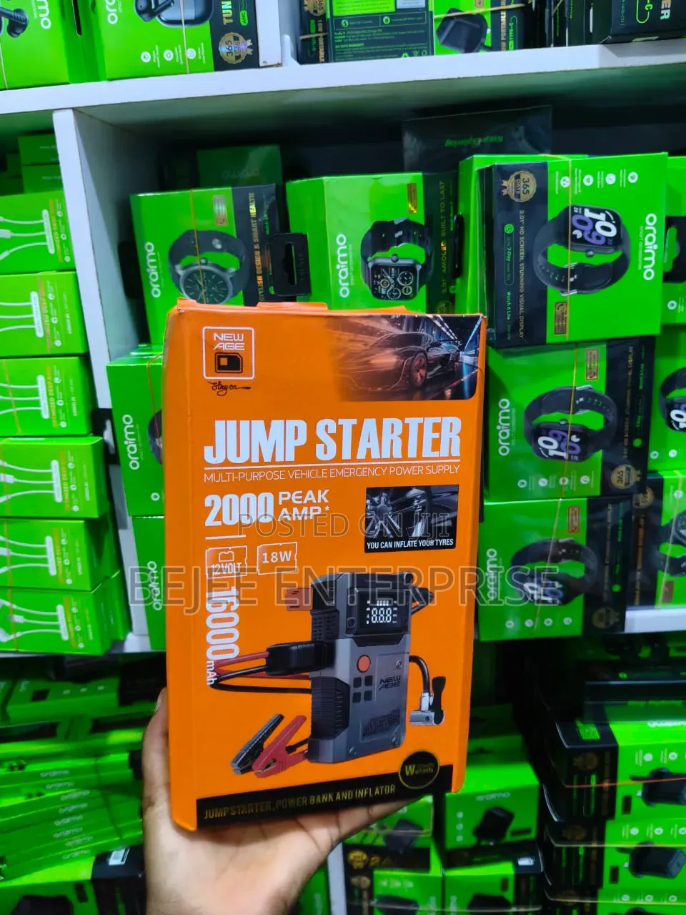 New Age Bolt Power 6 – 16000mAh Car Jump Starter