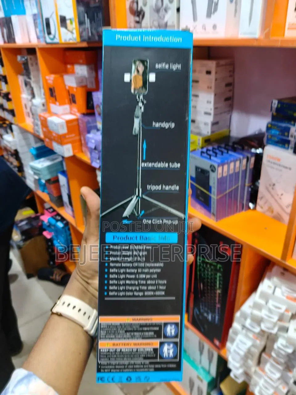  Ultra-Long 215cm (7-Foot) Selfie Stick Tripod