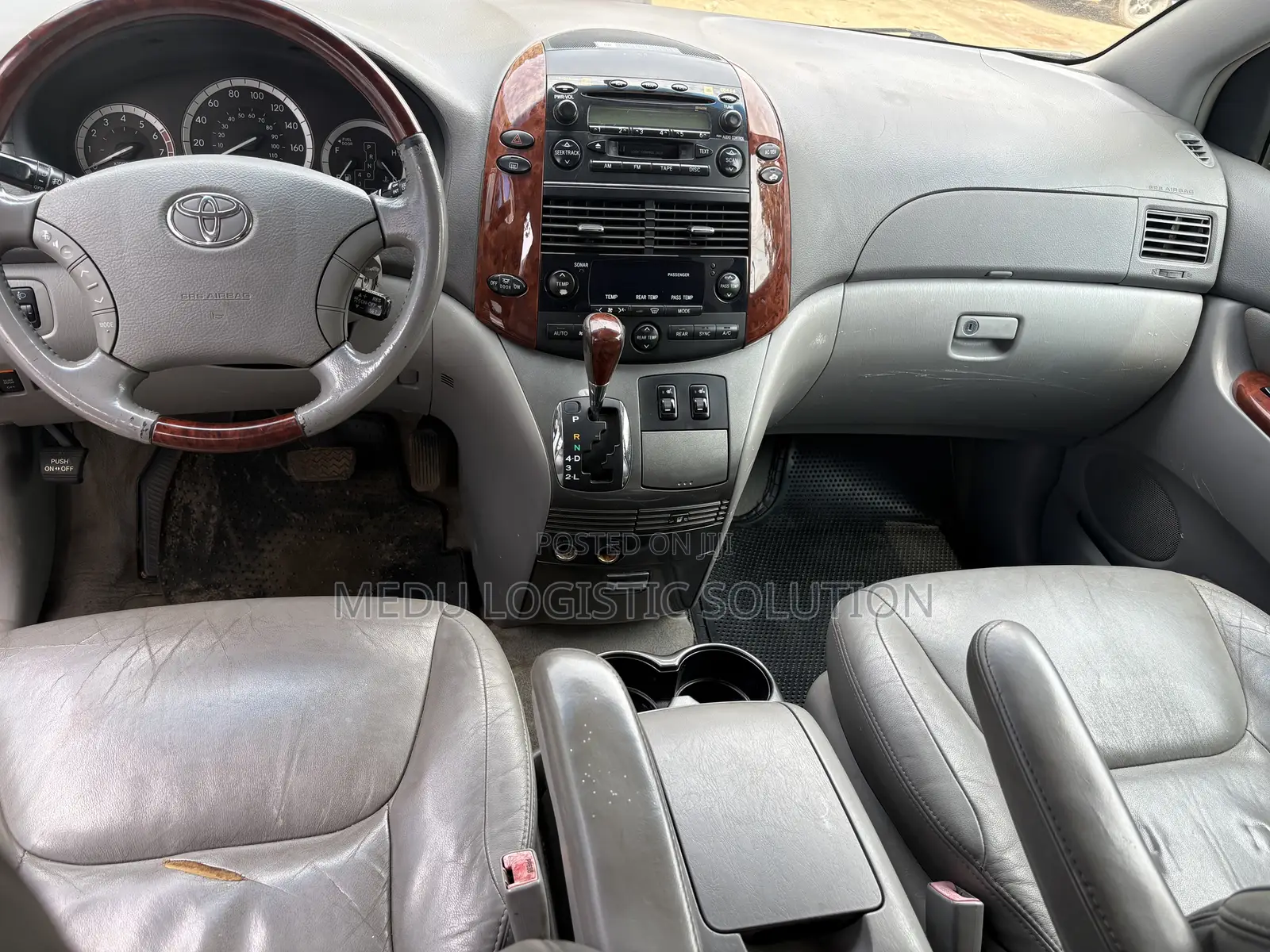 Toyota Sienna XLE AWD (3.3L V6 5A) 2004 Gray
