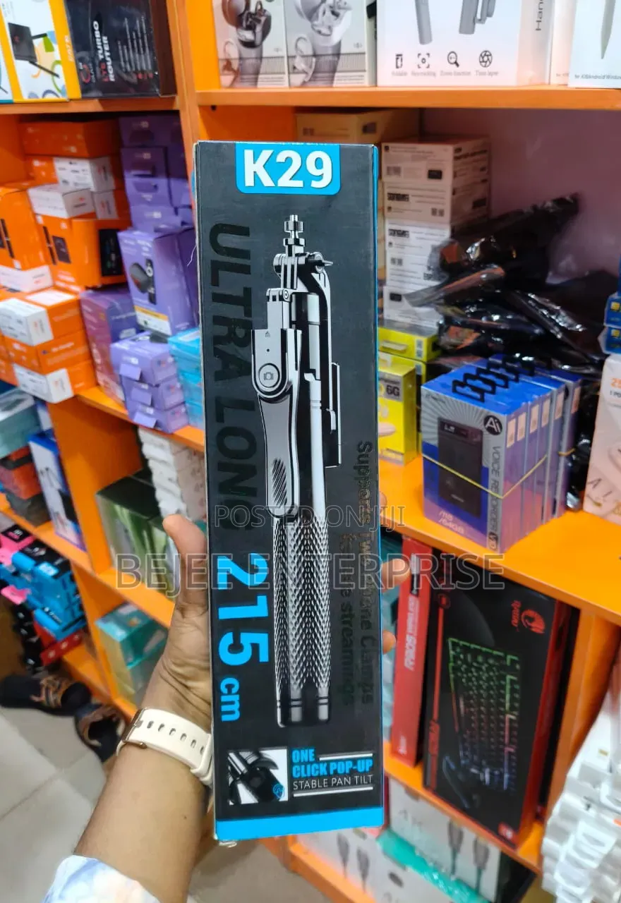  Ultra-Long 215cm (7-Foot) Selfie Stick Tripod