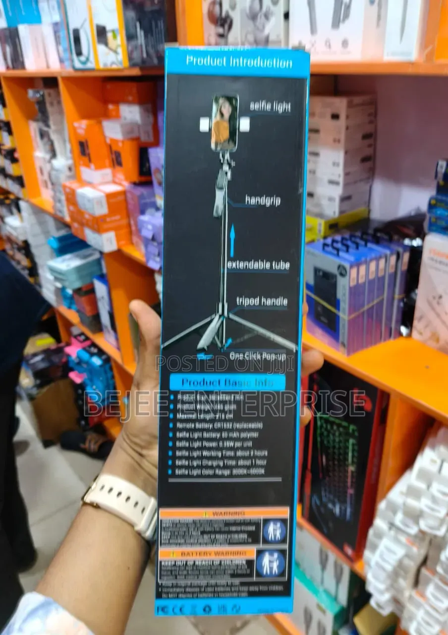  Ultra-Long 215cm (7-Foot) Selfie Stick Tripod