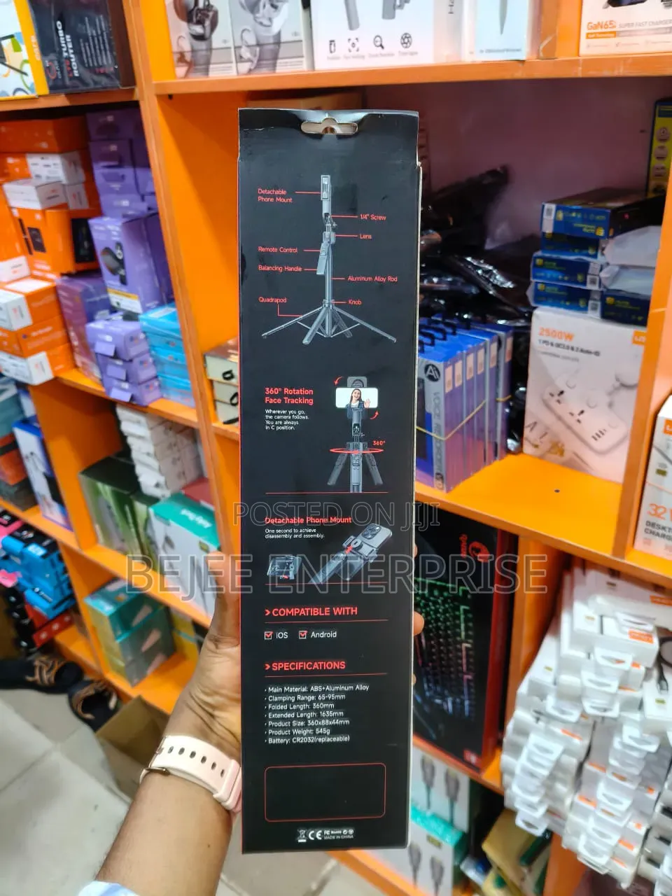 C17 AI Face Tracking Gimbal Selfie Stick