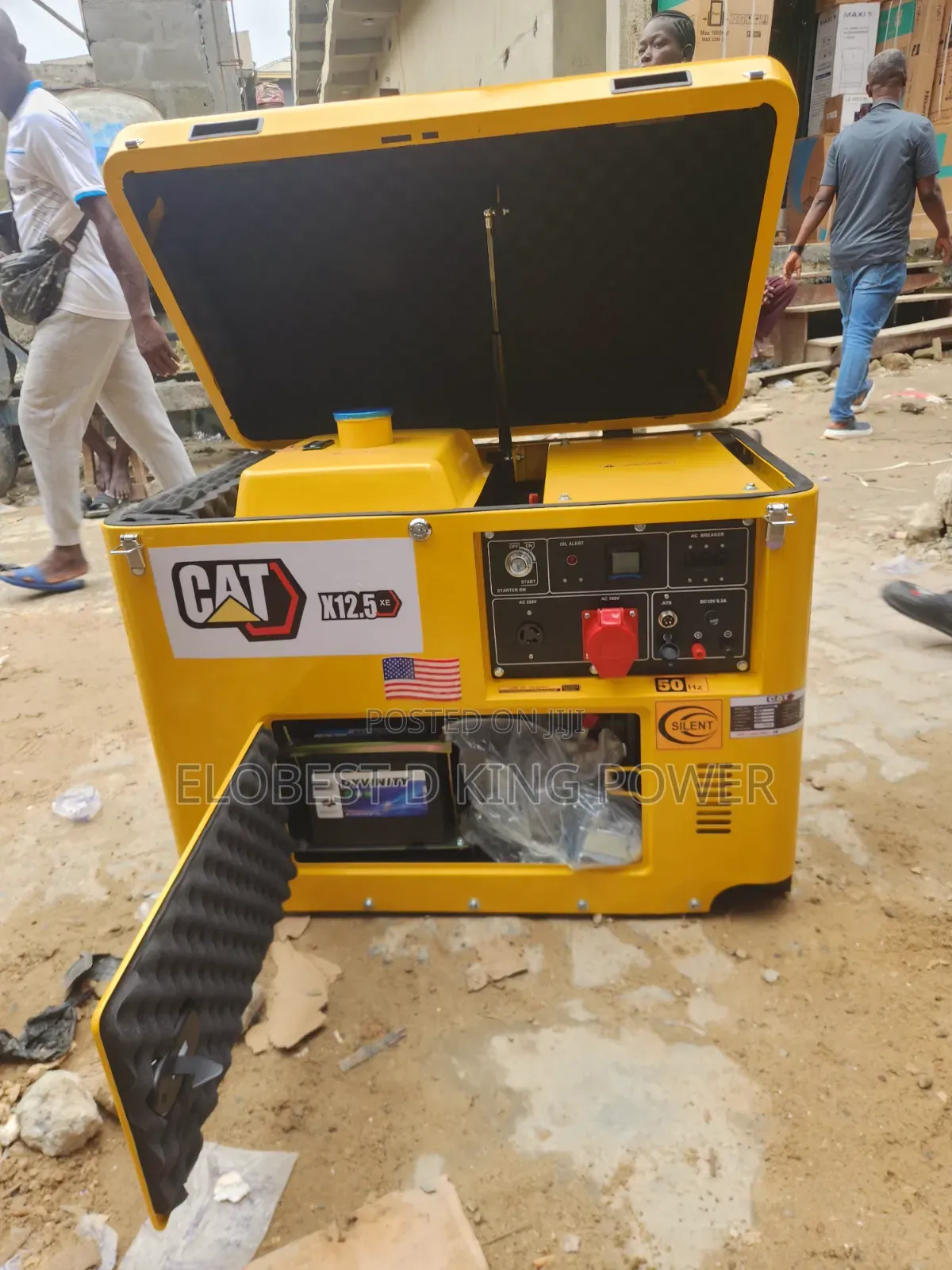 12kva CAT Diesel Silent Generator With Key Start 100% Pure Copper Coil