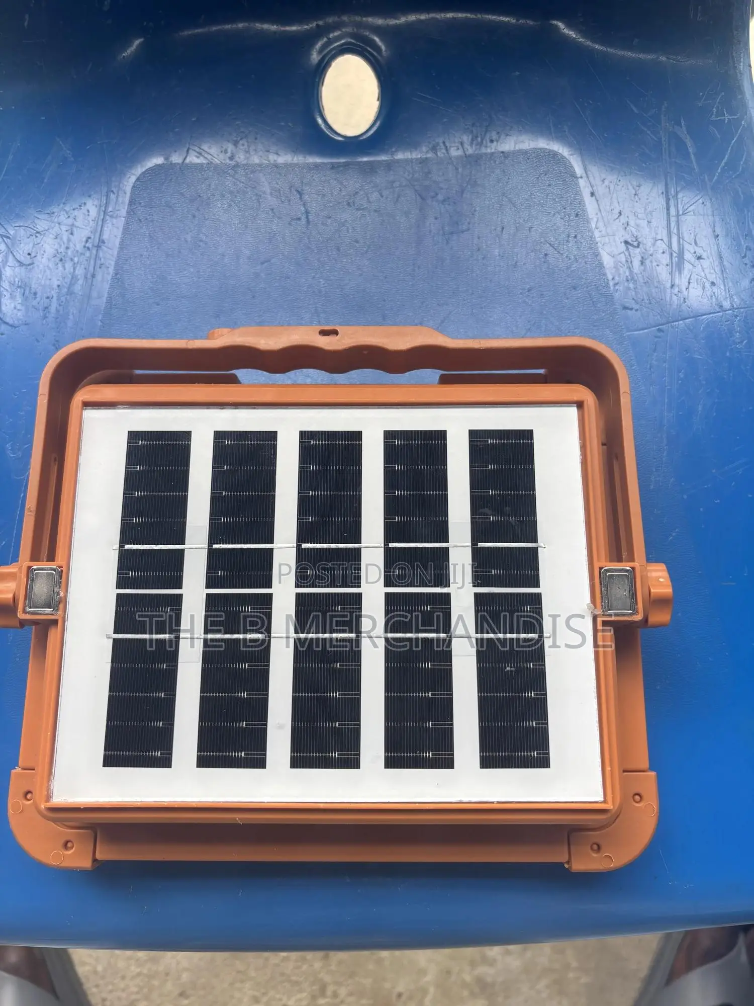 100w Solar Led Floodlight, Ip66 Waterproof 4-Panel Cob Led