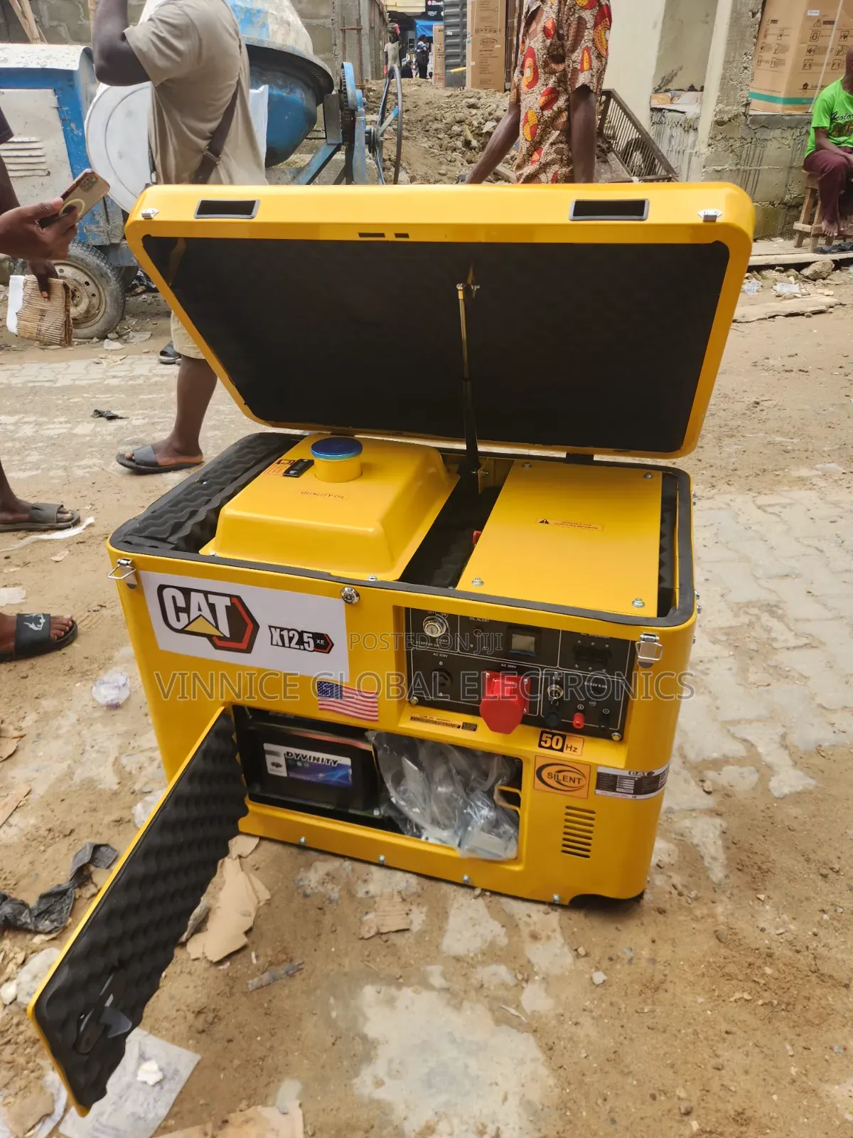 Three Phase Diesel Generator CAT With 100% Pure Copper Coil Key Start