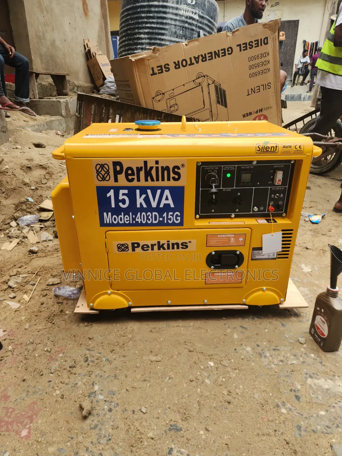 15kva Perkins Diesel Soundproof Generator With Warranty 2 Years