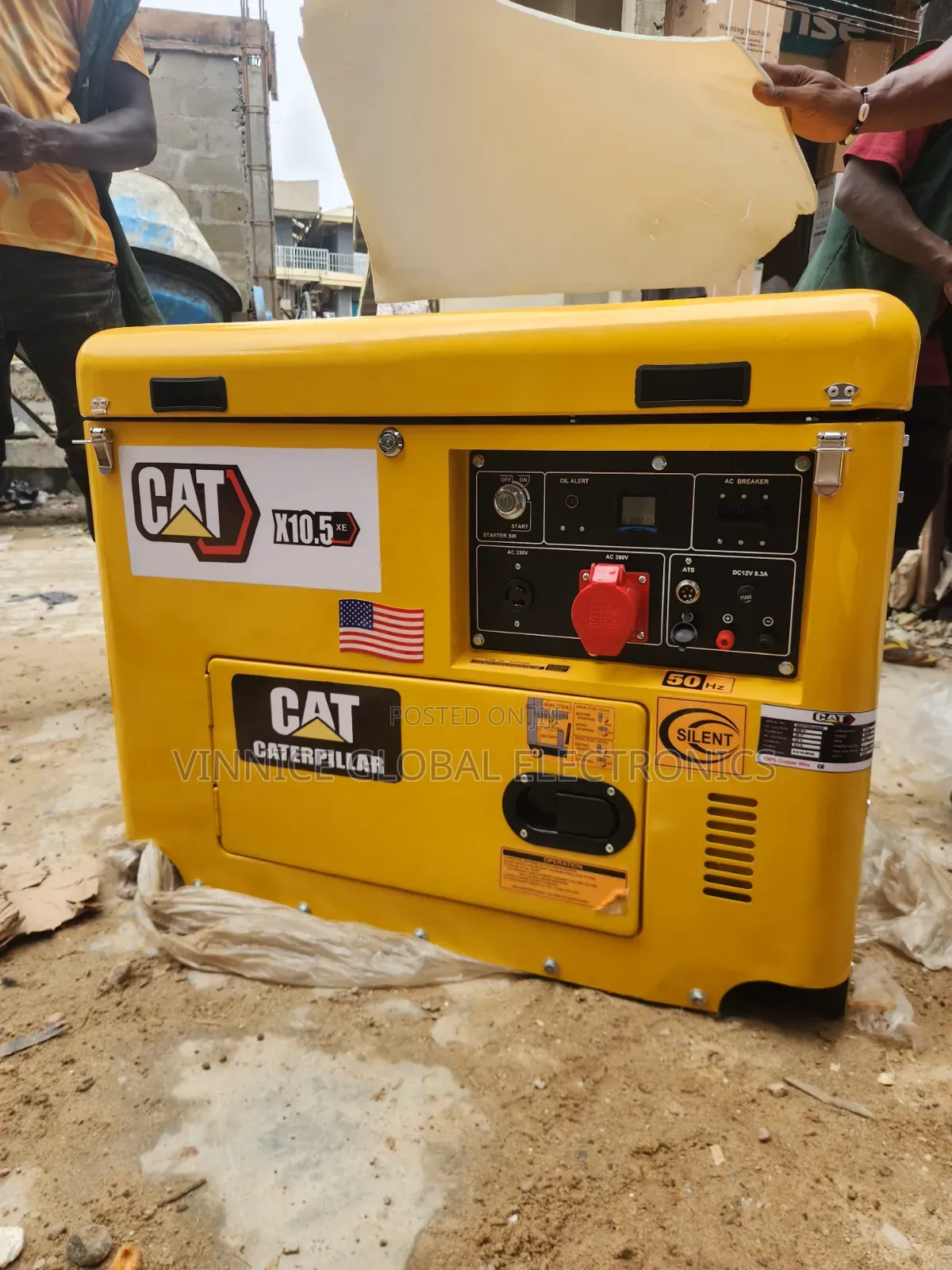 10kva Three Phase Generator CAT With 2 Years Warranty 100% Copper Coil