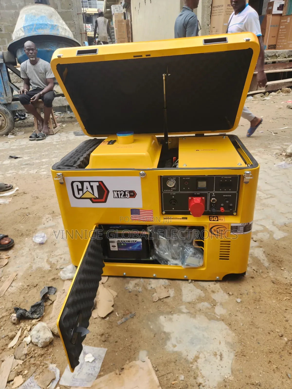 Three Phase Diesel Generator CAT With Key Start 2 Years Warranty