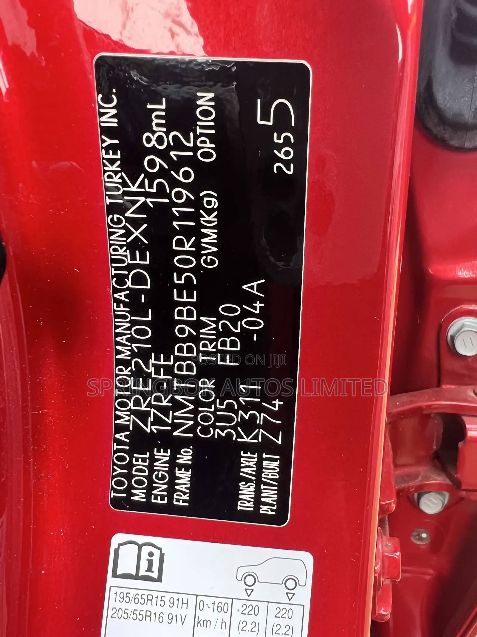 New Toyota Corolla SE 2026 Red