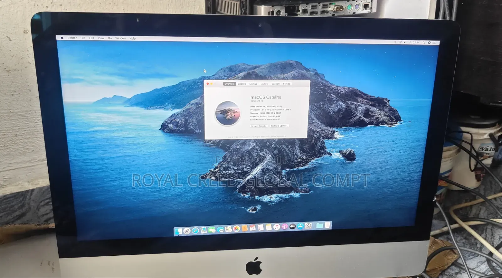 Desktop Computer Apple iMac 8GB Intel Core i5 HDD 1T