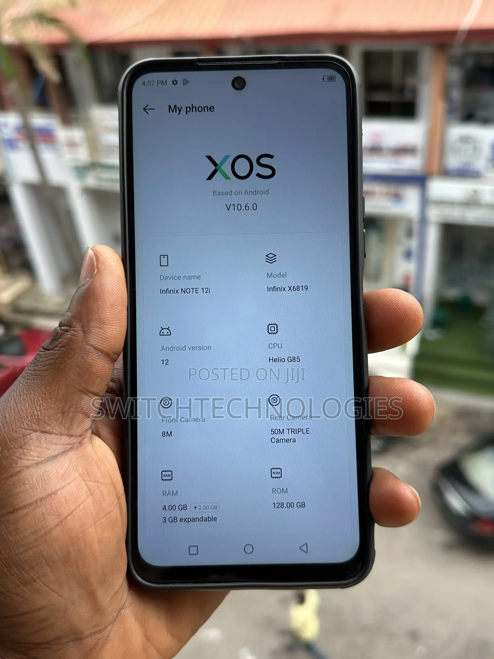 Infinix Note 12i 128 GB Black