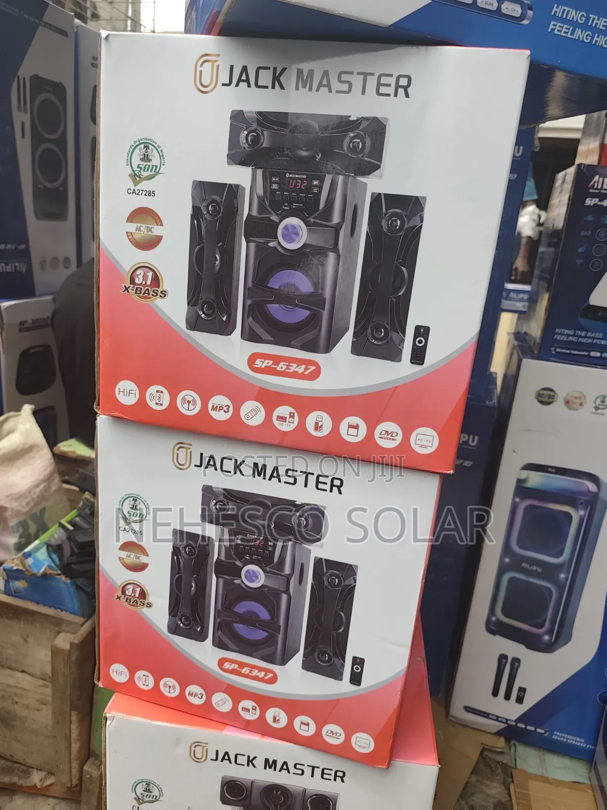 Powerful Jack Master SP-6347 Speaker for Music, Movies Parties