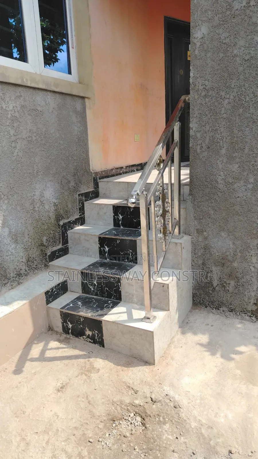 Stainless Square Pipe Balcony/Staircase Railing