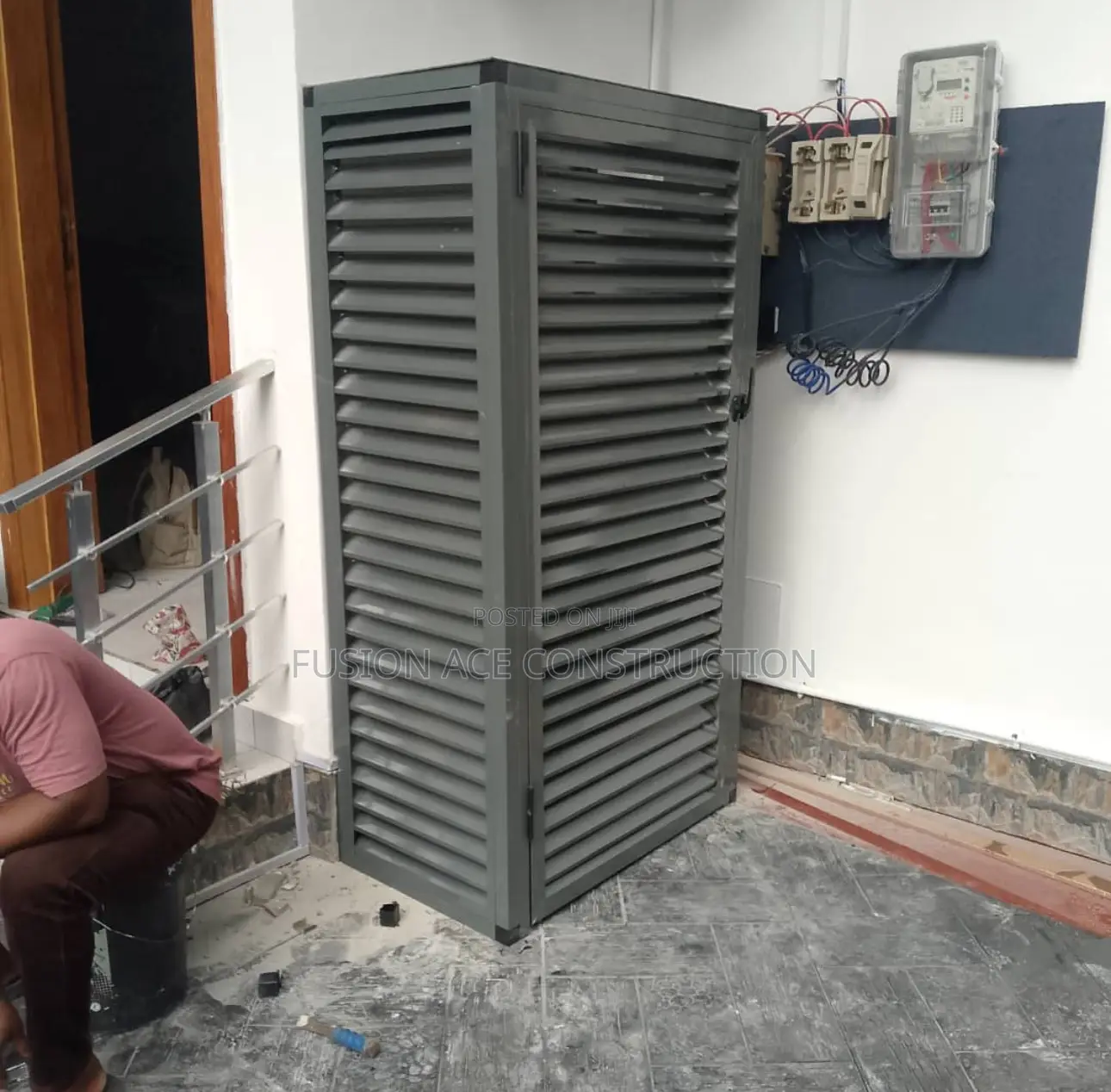 Aluminium Sun Breaker, Louvered Enclosure,Inverter Cover , Meter Cover