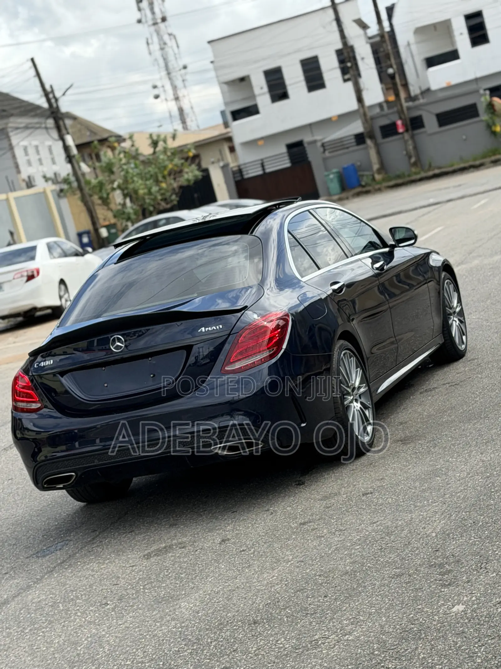 Mercedes-Benz C400 4Matic AWD Sedan (3.0L V6 7A) 2015 Blue