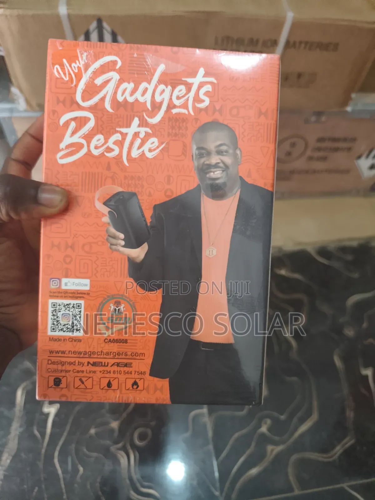 High-Capacity New Age 66,000mAh Portable Power Bank