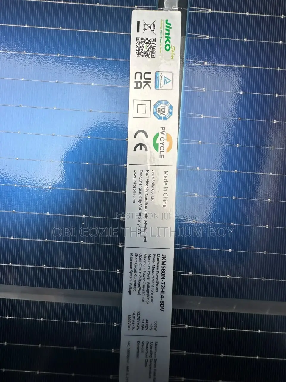 650w Jinko Bifical Solar Panels Best Importer and Seller in Lagos