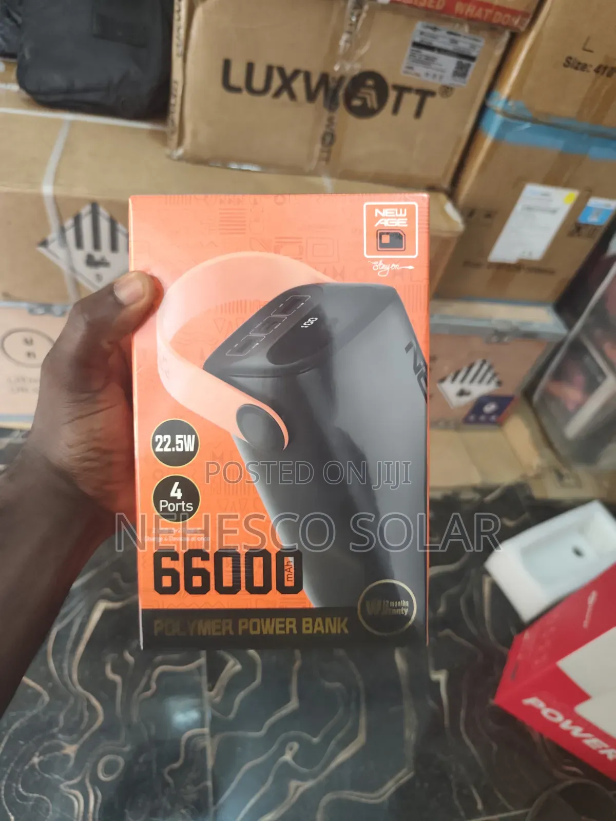 Reliable New Age 66,000mAh Power Bank – Long-Lasting Power